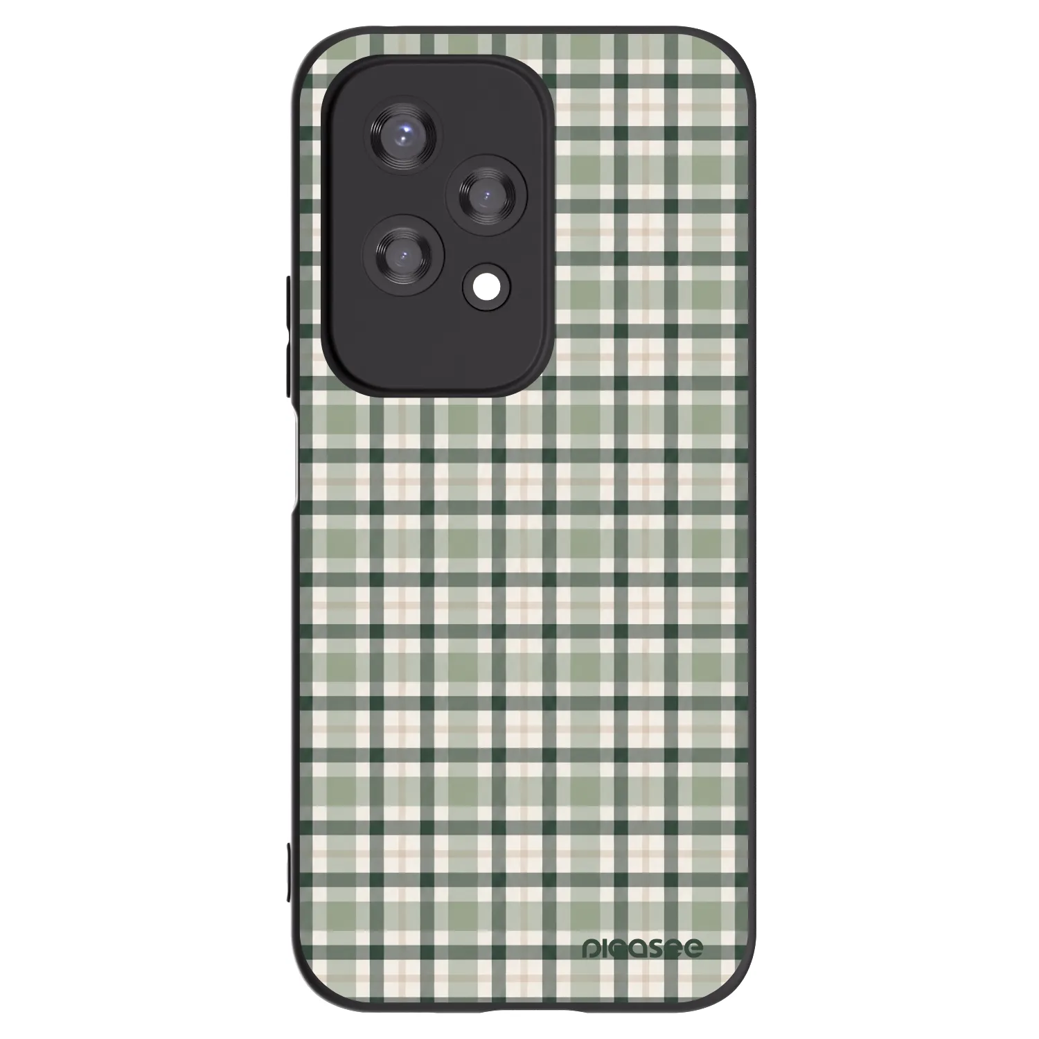 Picasee silikónový čierny obal pre Honor 200 Lite - Sage Tartan
