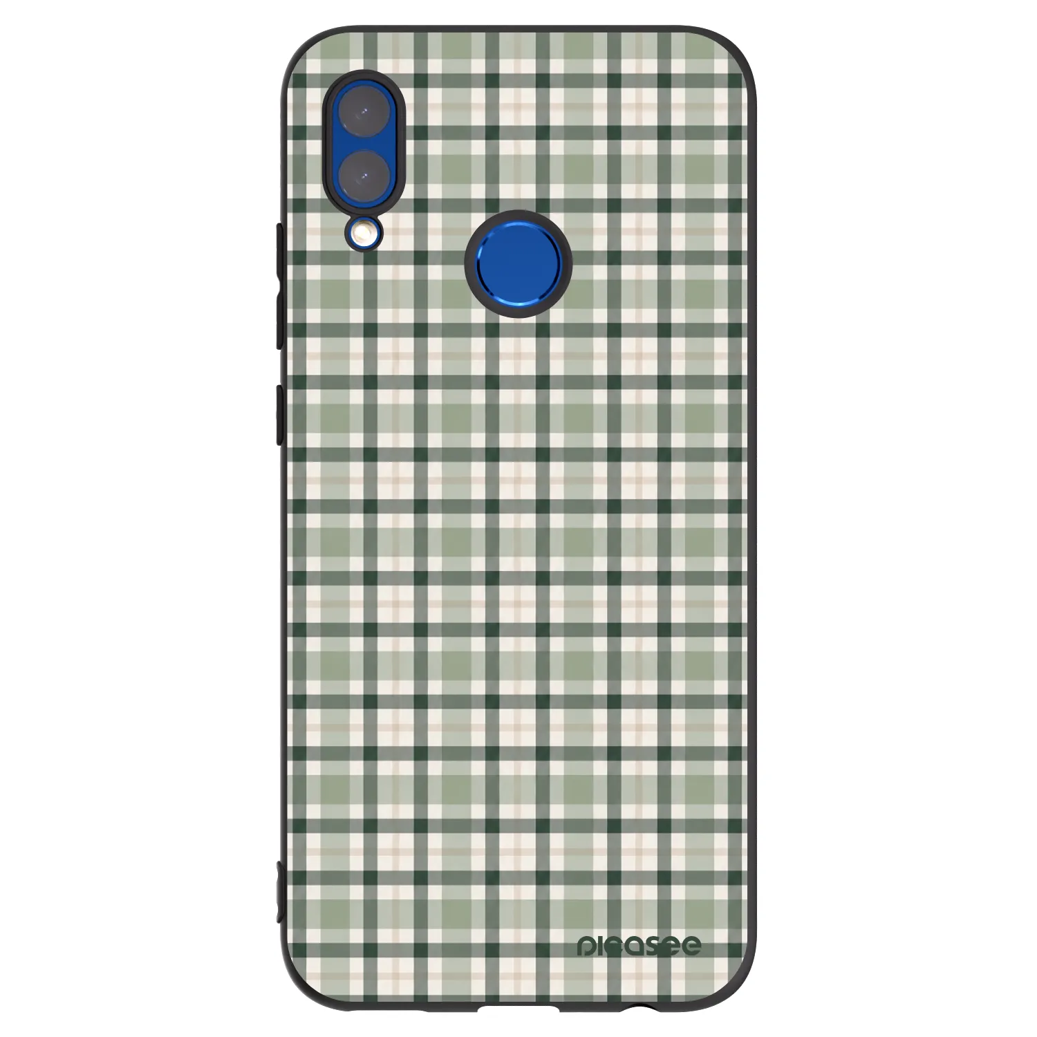 Picasee silikónový čierny obal pre Honor 10 Lite - Sage Tartan