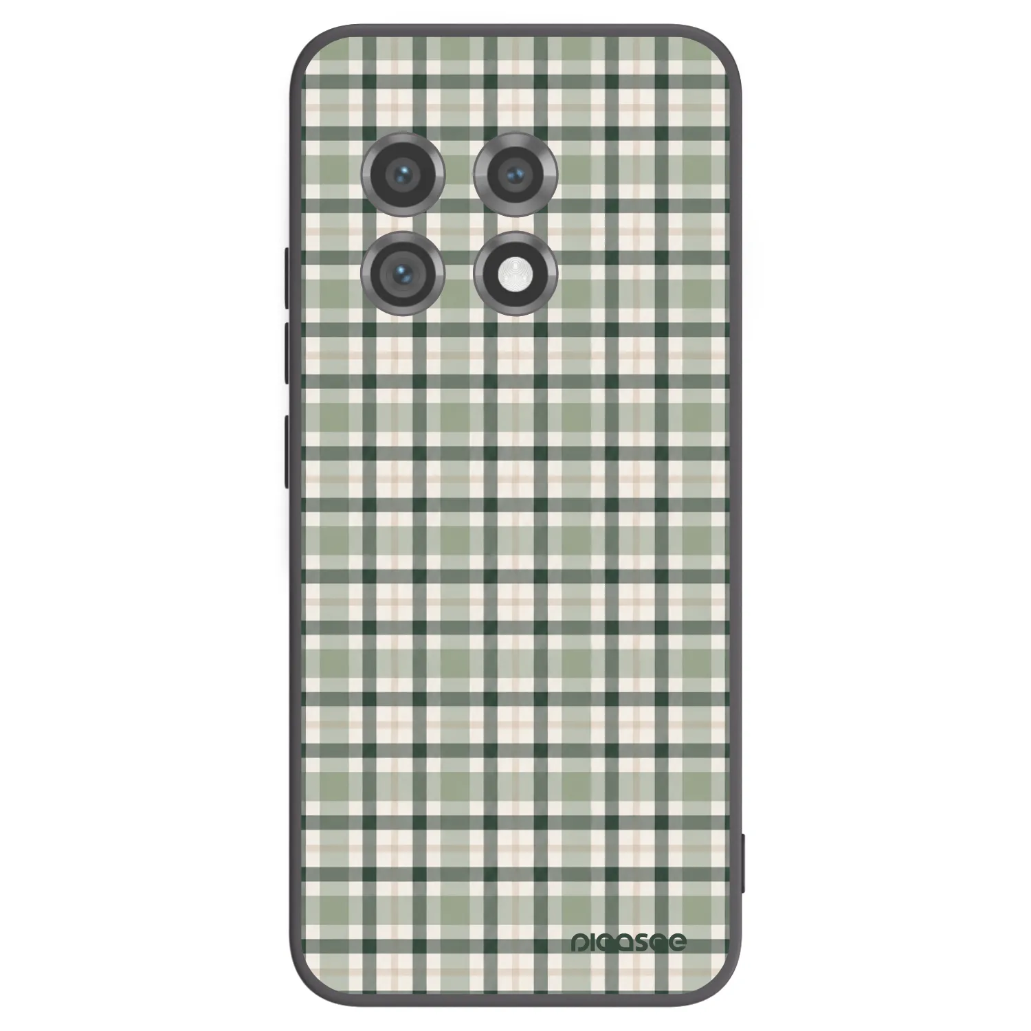 Picasee silikónový čierny obal pre OnePlus 11 5G - Sage Tartan