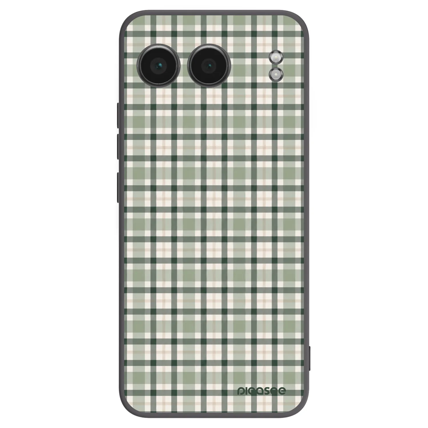 Picasee silikónový čierny obal pre OnePlus Nord 4 - Sage Tartan