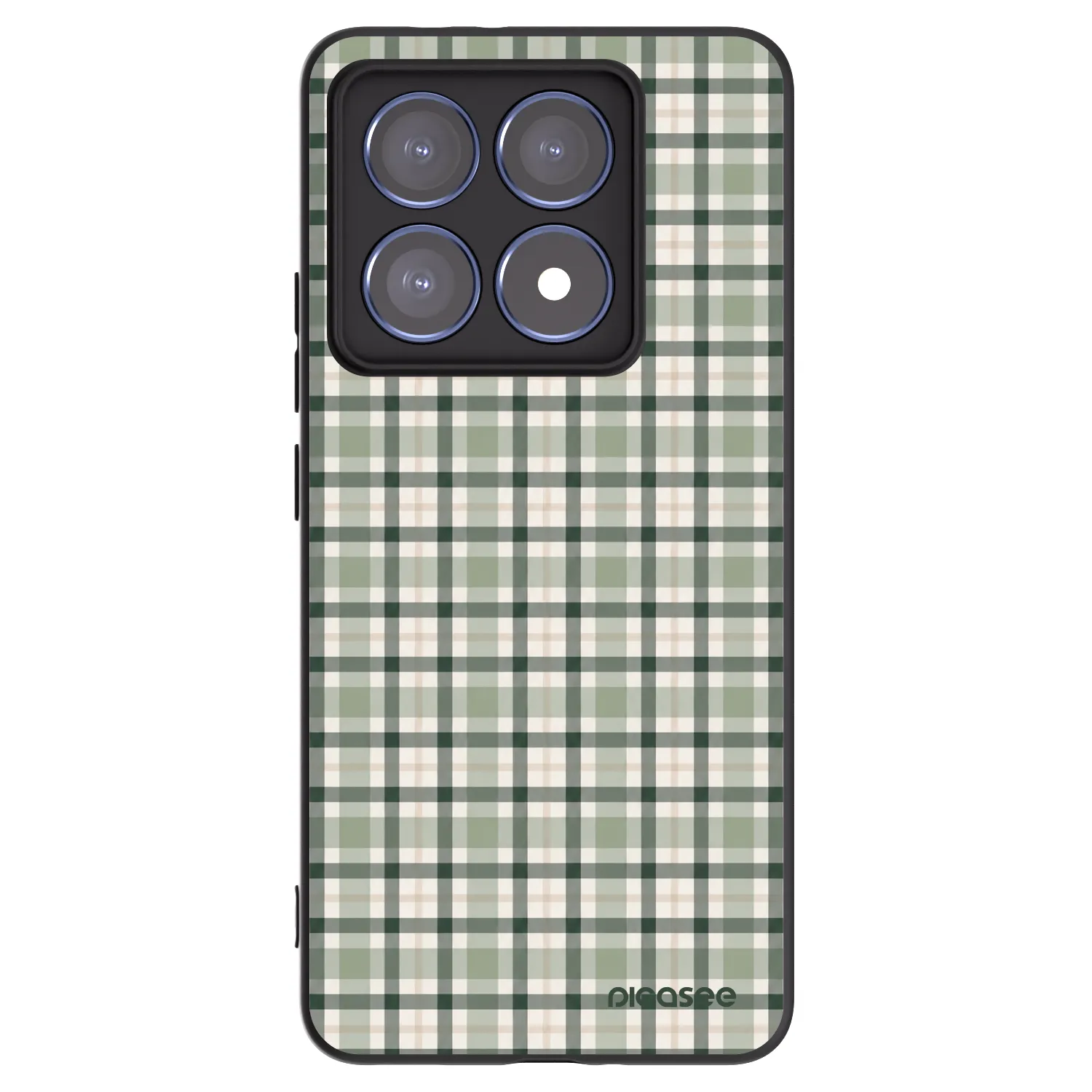 Picasee silikónový čierny obal pre Xiaomi 14T Pro - Sage Tartan