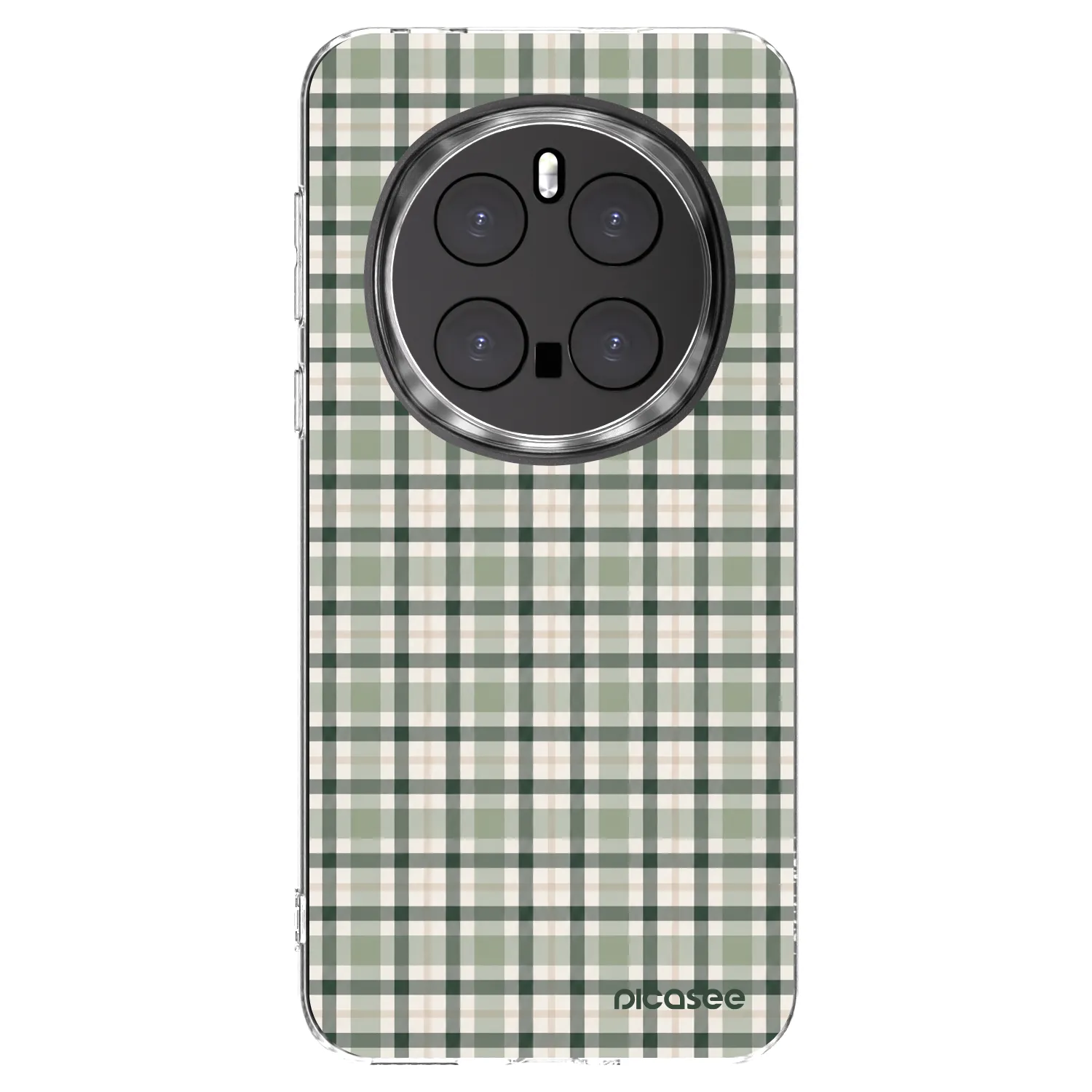Picasee silikónový prehľadný obal pre Honor Magic7 Pro 5G - Sage Tartan