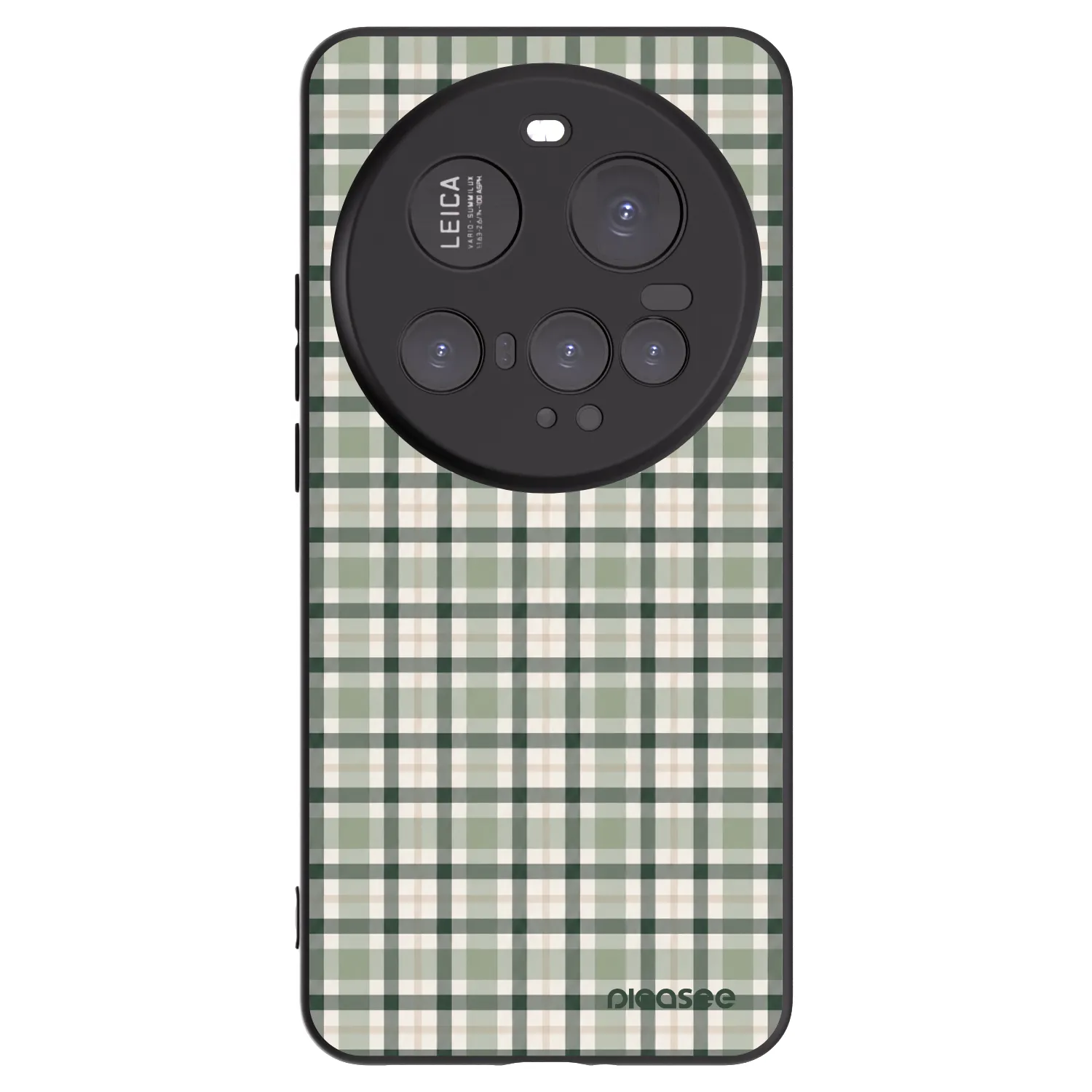 Picasee silikónový čierny obal pre Xiaomi 15 Ultra - Sage Tartan