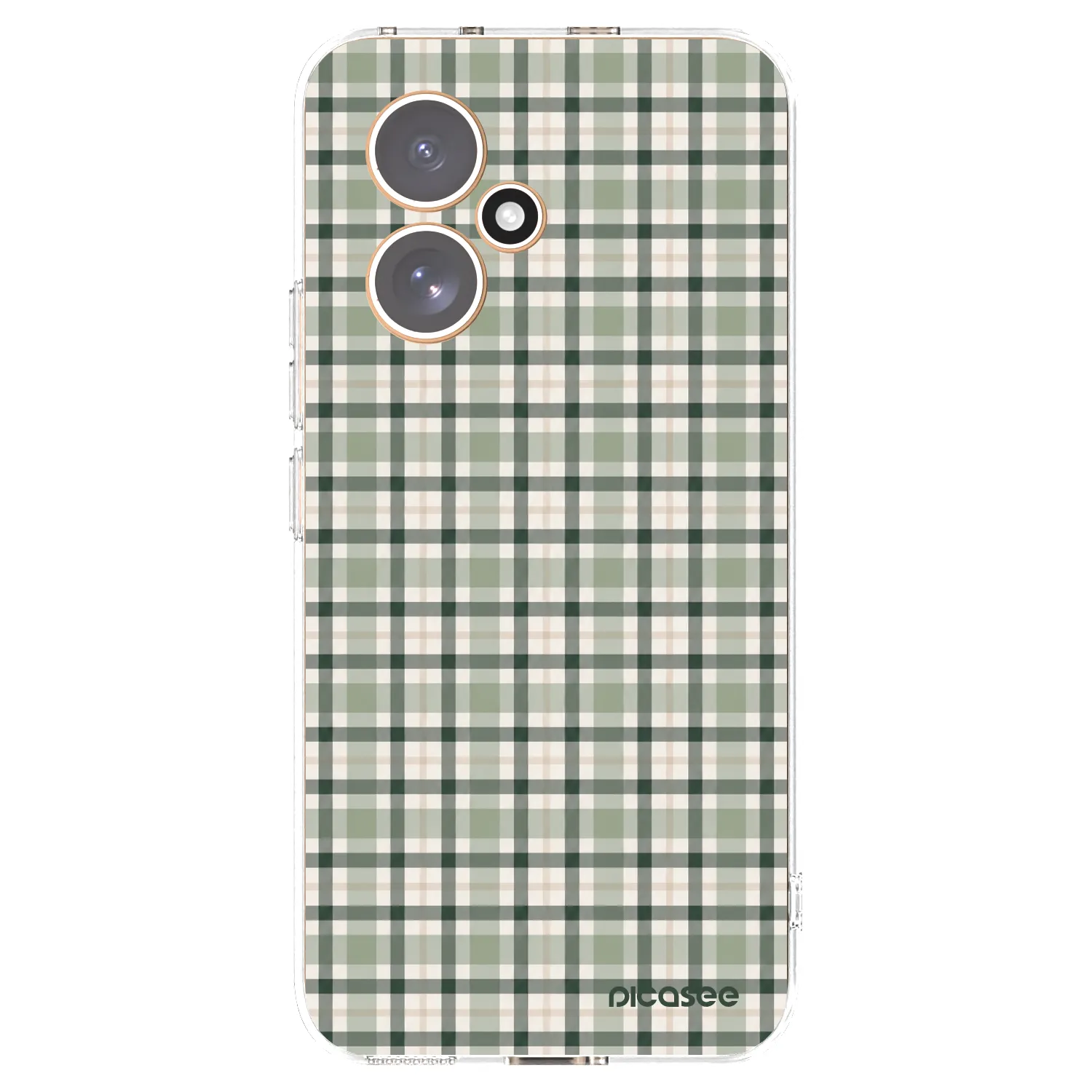 Picasee silikónový prehľadný obal pre Honor 400 5G - Sage Tartan