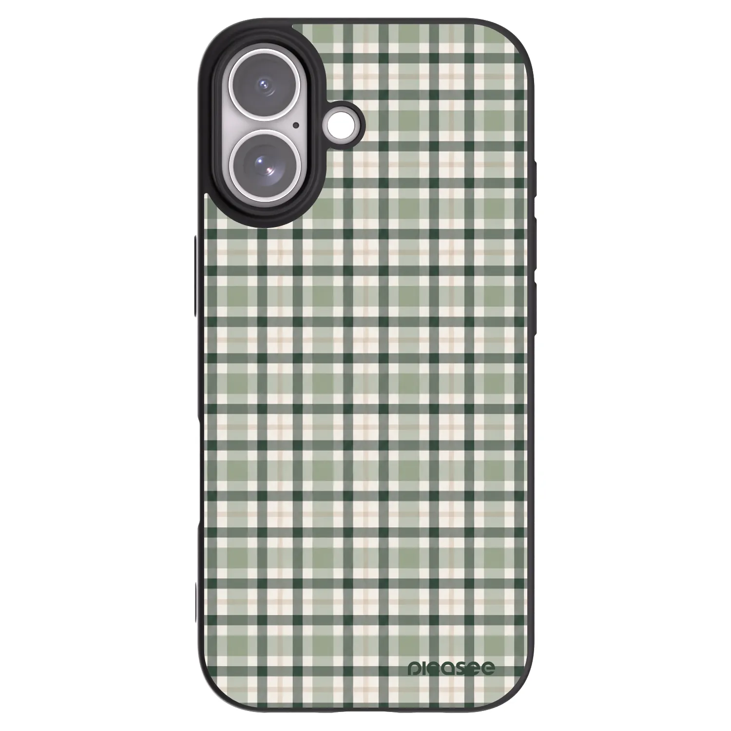 Picasee silikónový čierny obal pre Apple iPhone 17 - Sage Tartan