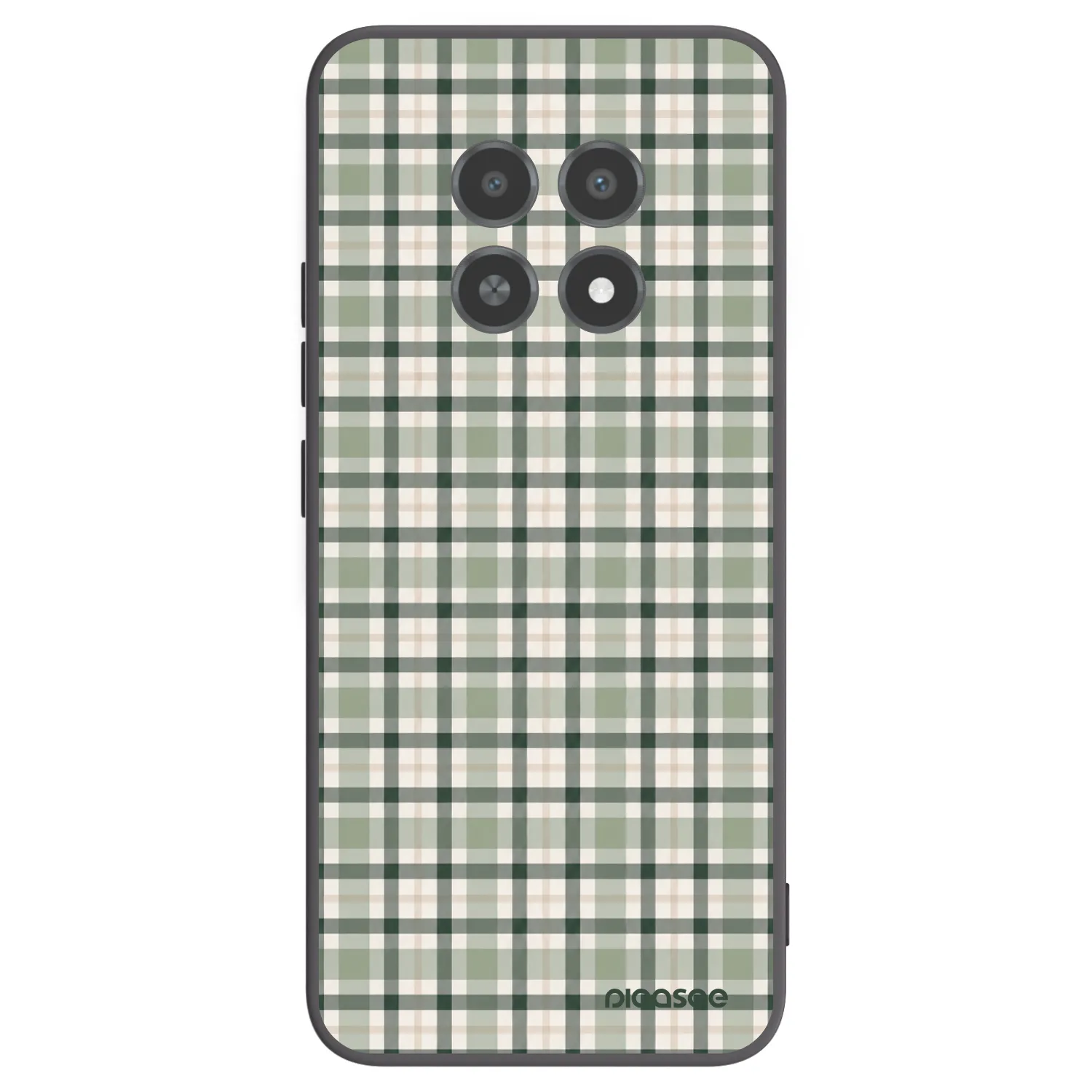 Picasee silikónový čierny obal pre Realme 12X - Sage Tartan