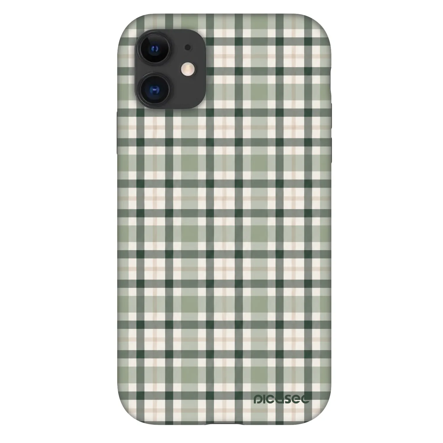 Picasee Fashion Case pre Apple iPhone 11 - Sage Tartan