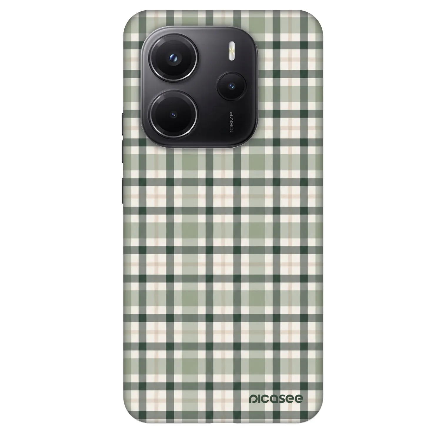 Picasee Fashion Case pre Xiaomi Redmi Note 14 5G - Sage Tartan