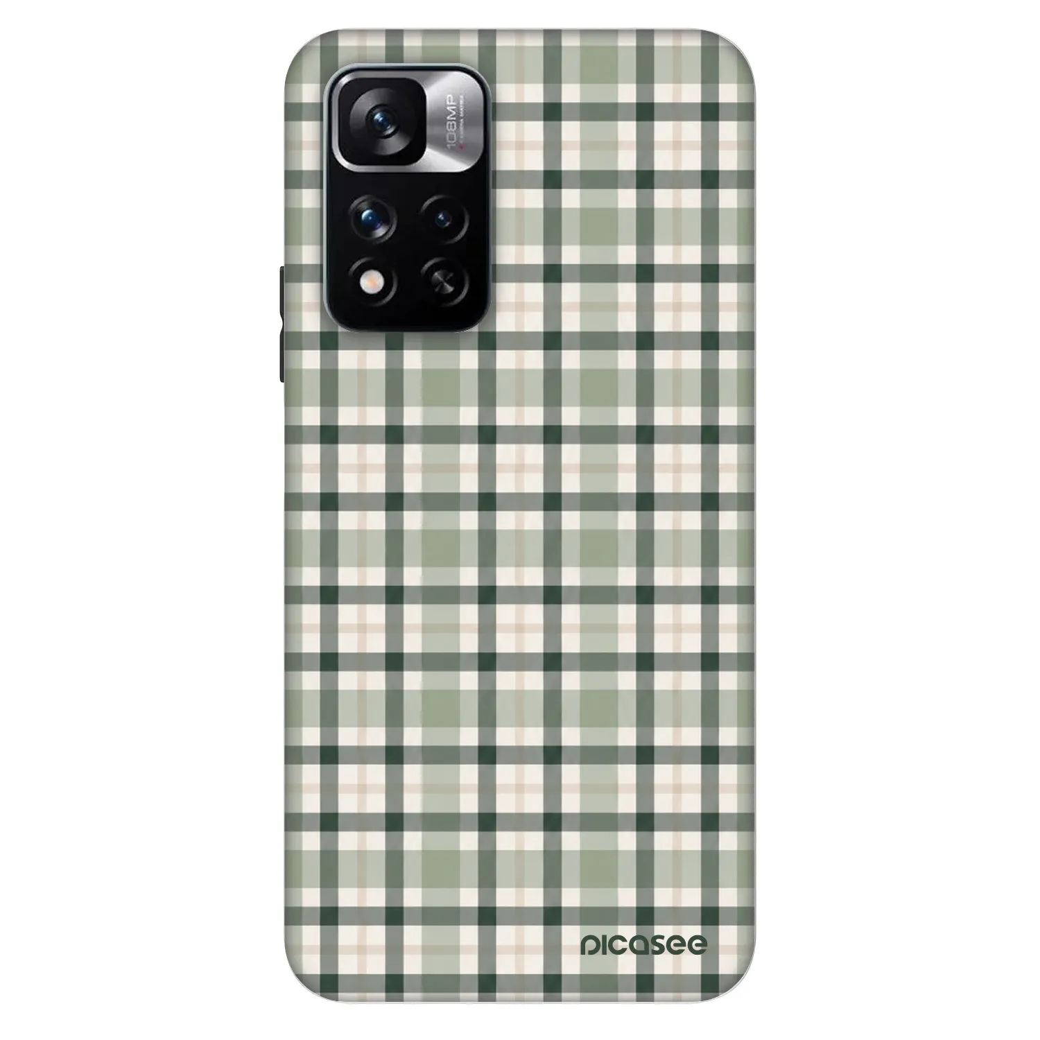 Picasee Fashion Case pre Xiaomi Redmi Note 11 Pro 5G - Sage Tartan