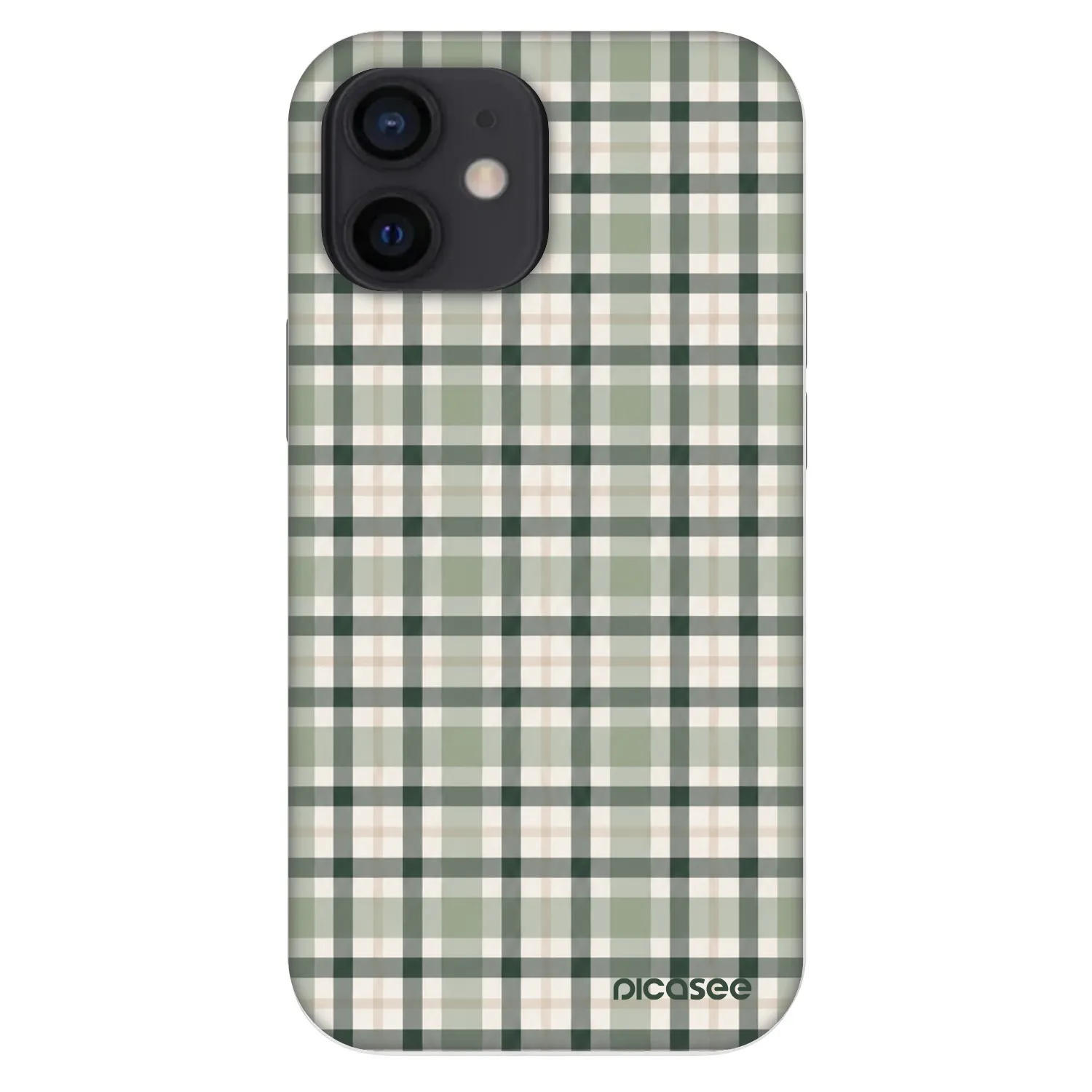 Picasee Fashion Case pre Apple iPhone 12 mini - Sage Tartan