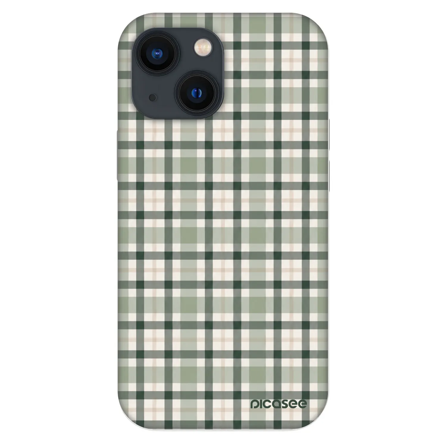Picasee Fashion Case pre Apple iPhone 13 mini - Sage Tartan
