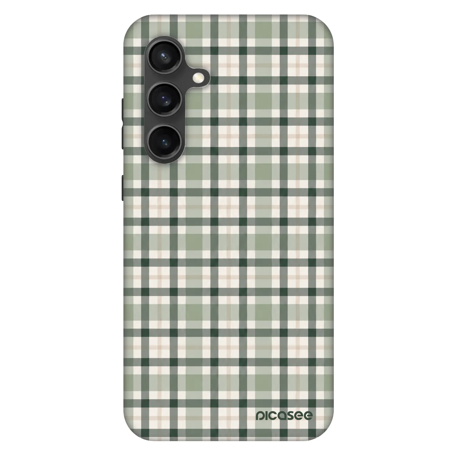Picasee Fashion Case pre Samsung Galaxy S24 FE S721B - Sage Tartan