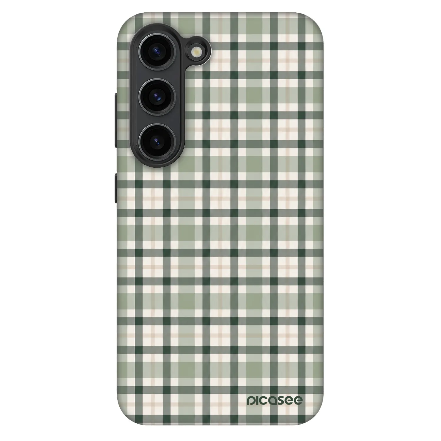 Picasee Fashion Case pre Samsung Galaxy S23+ 5G - Sage Tartan