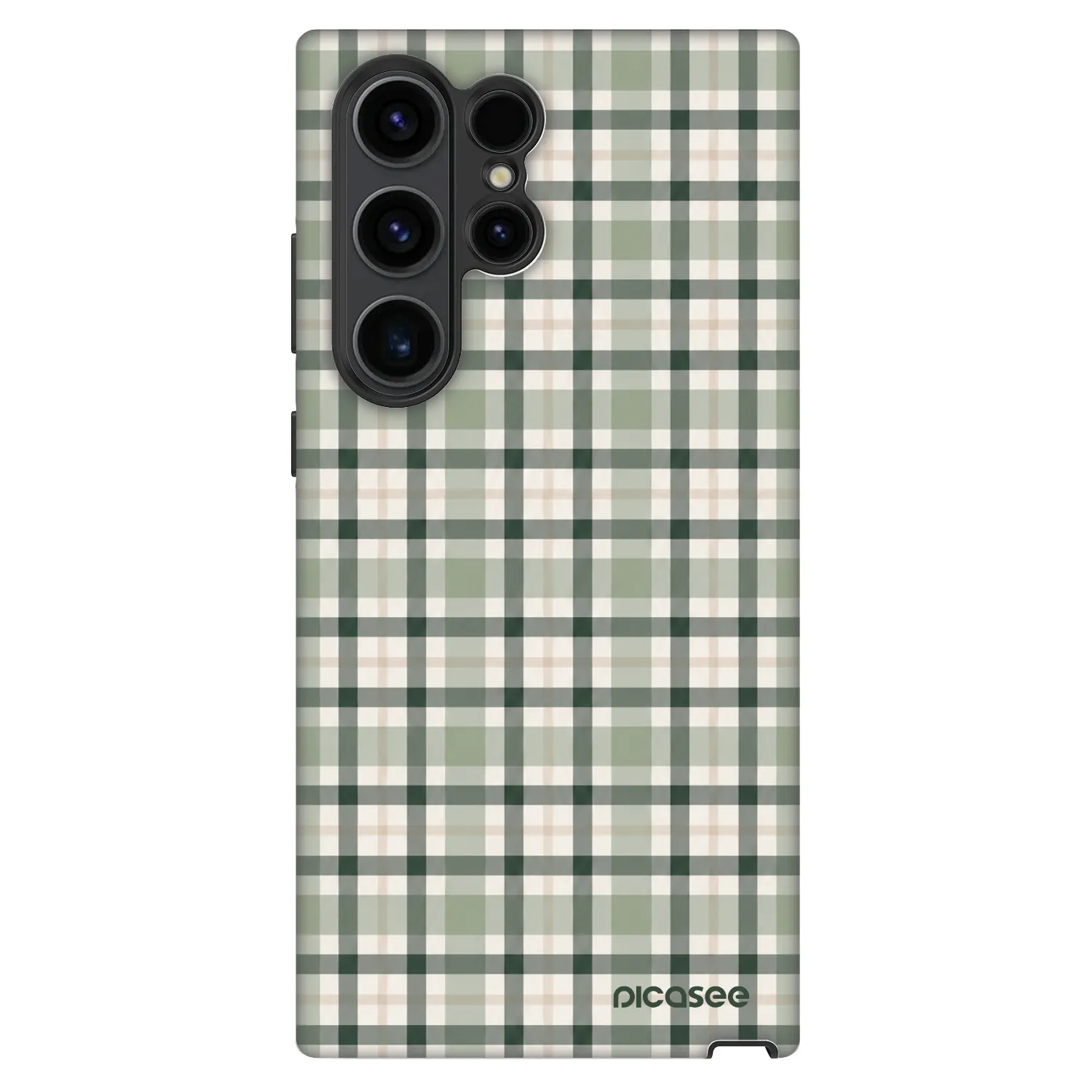 Picasee Fashion Case pre Samsung Galaxy S23 Ultra 5G - Sage Tartan