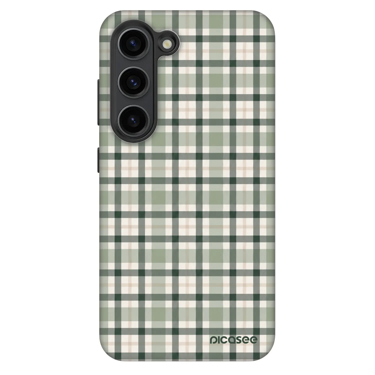 Picasee Fashion Case pre Samsung Galaxy S23 5G - Sage Tartan
