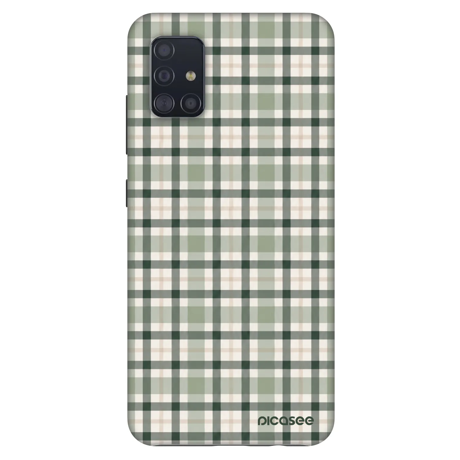 Picasee Fashion Case pre Samsung Galaxy A51 A515F - Sage Tartan