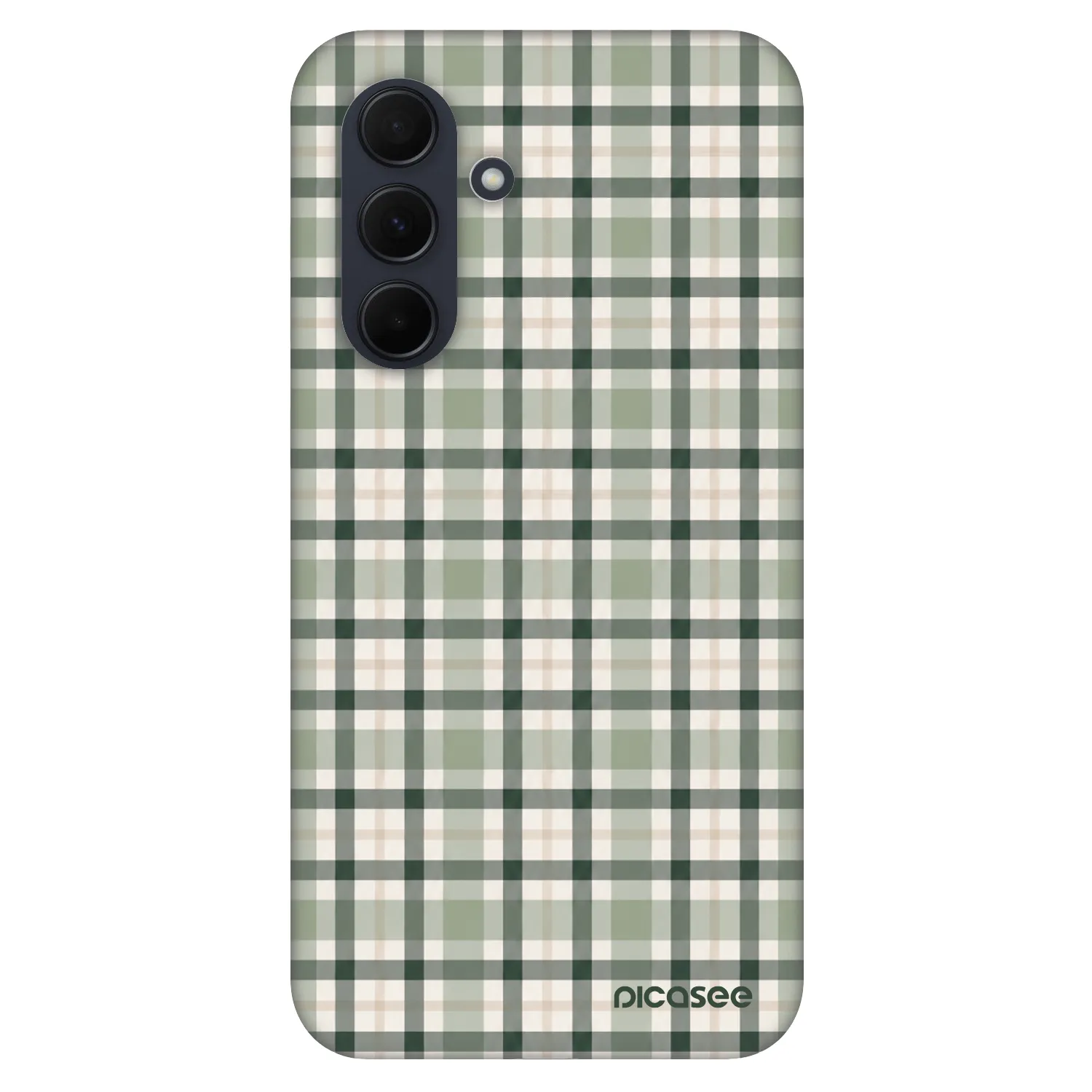 Picasee Fashion Case pre Samsung Galaxy A35 5G A356B - Sage Tartan