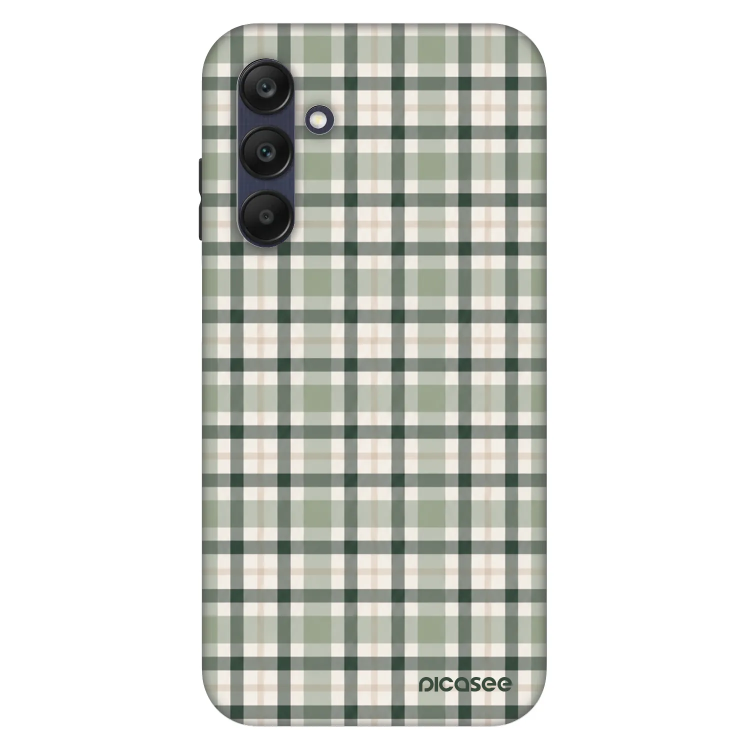 Picasee Fashion Case pre Samsung Galaxy A25 A256B 5G - Sage Tartan