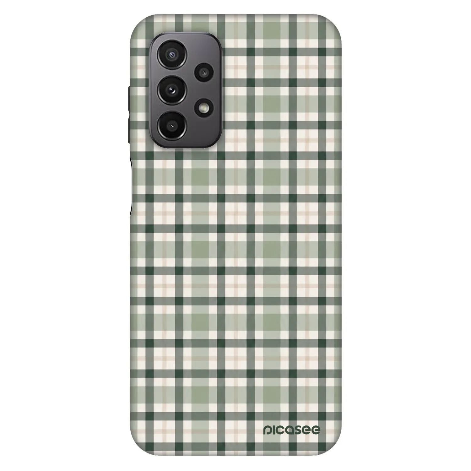 Picasee Fashion Case pre Samsung Galaxy A23 A236B 5G - Sage Tartan