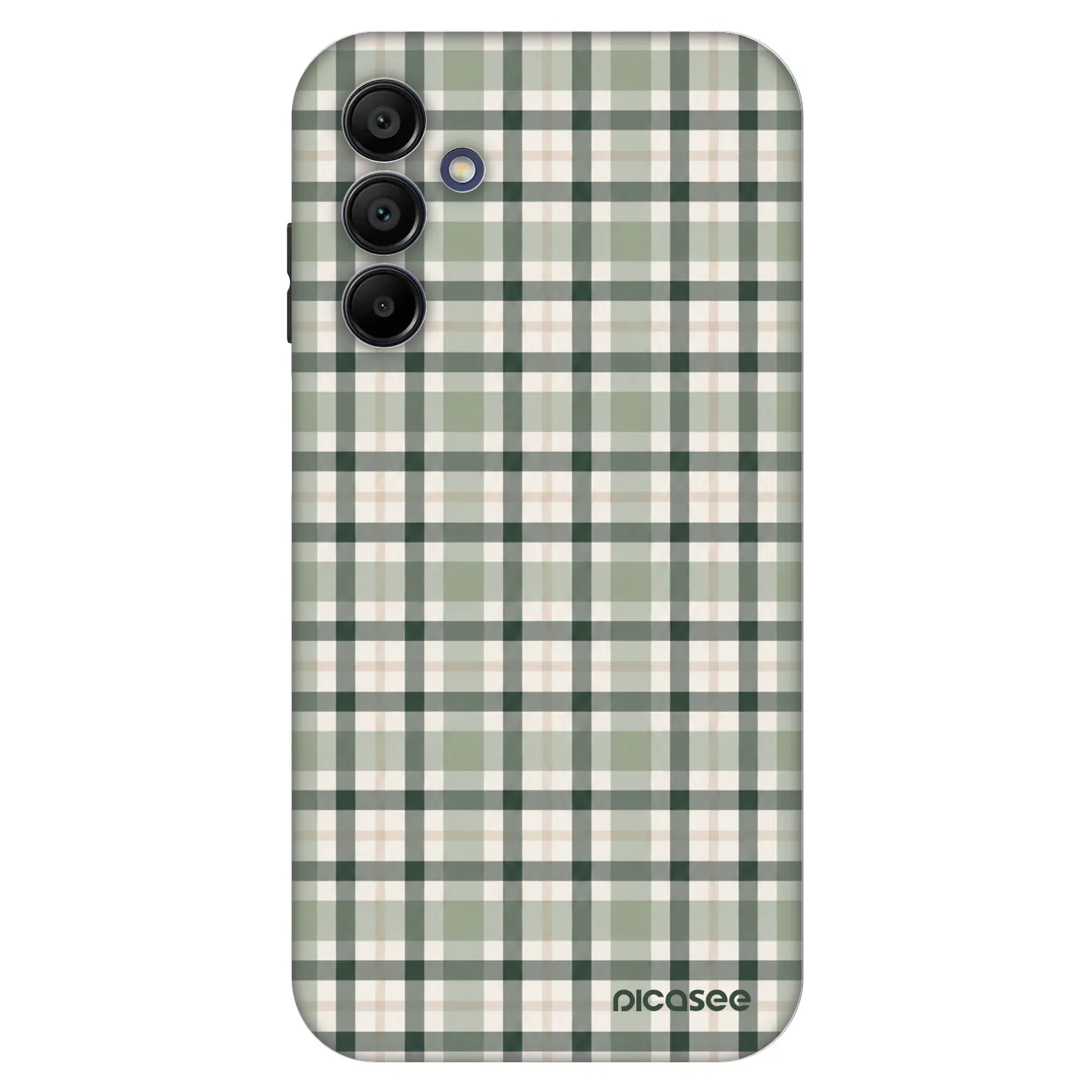 Picasee Fashion Case pre Samsung Galaxy A15 A155F 4G - Sage Tartan