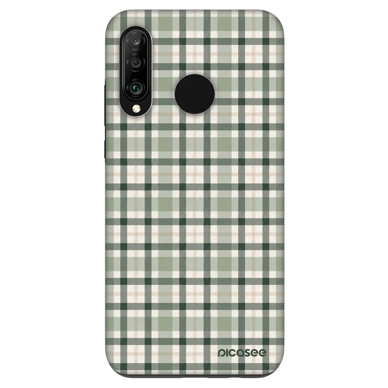 Picasee Fashion Case pre Huawei P30 Lite - Sage Tartan