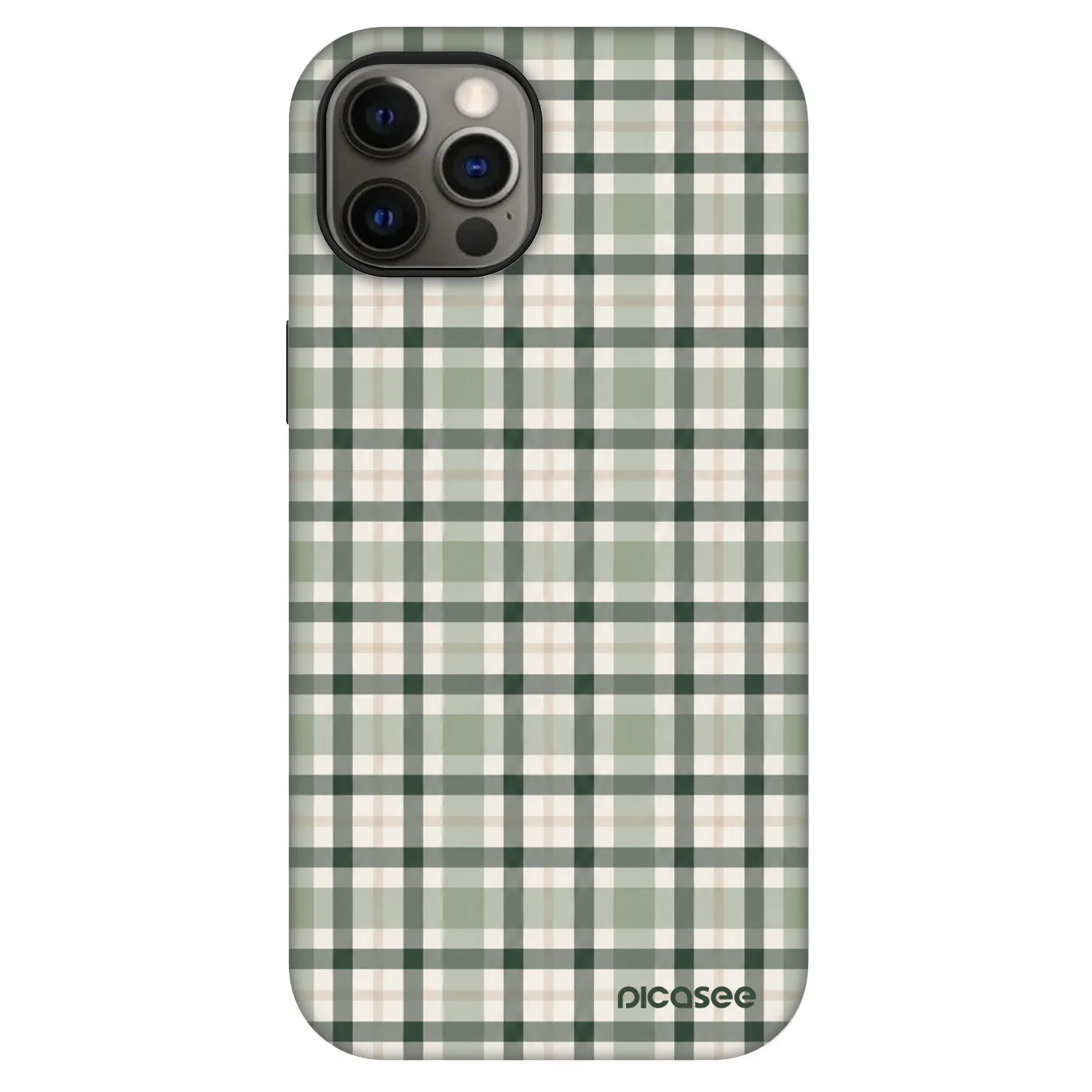 Picasee Fashion Case MagSafe pre Apple iPhone 12 - Sage Tartan