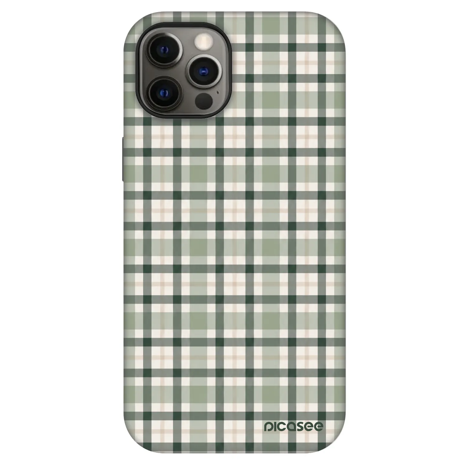 Picasee Fashion Case MagSafe pre Apple iPhone 12 Pro - Sage Tartan