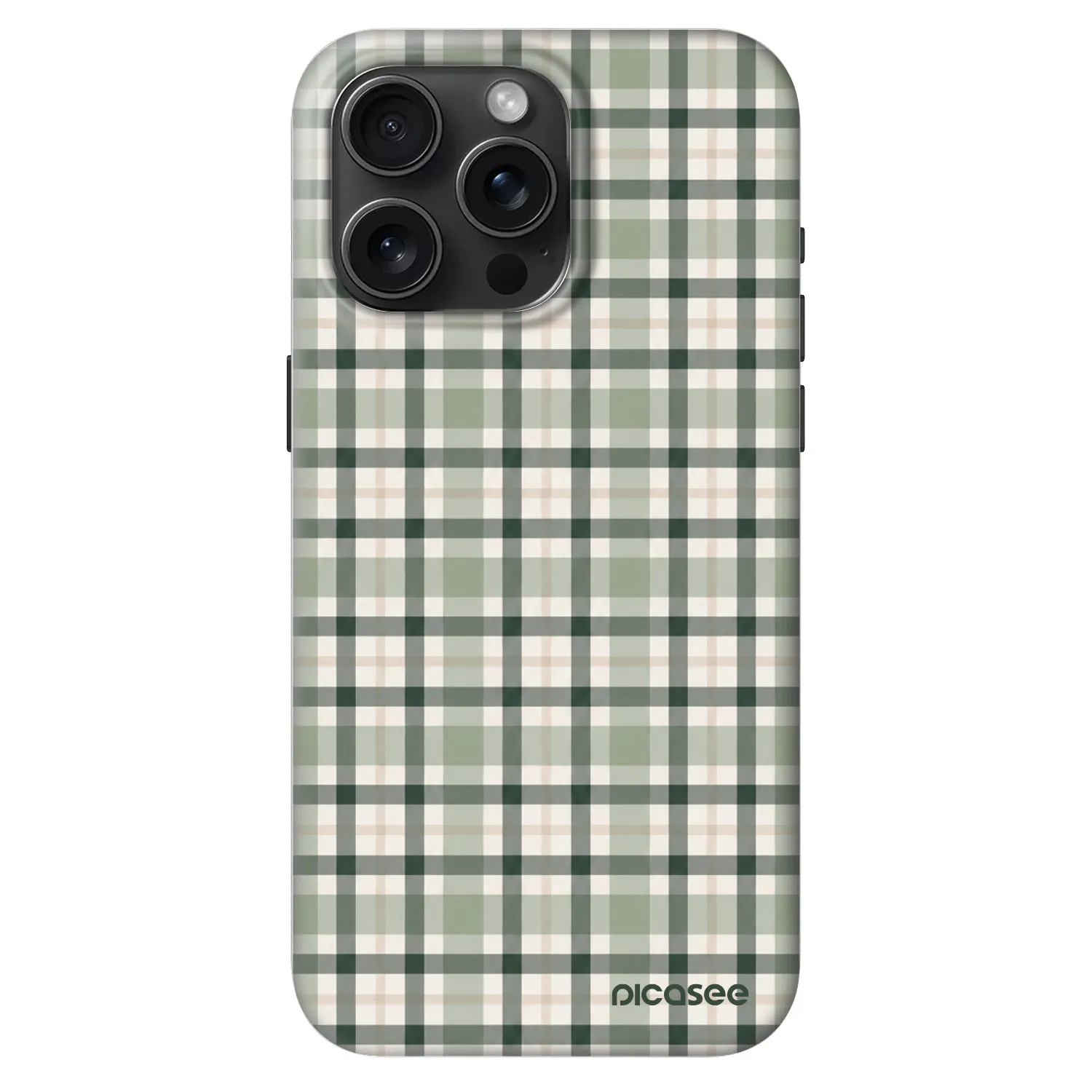 Picasee Fashion Case MagSafe pre Apple iPhone 15 Pro Max - Sage Tartan