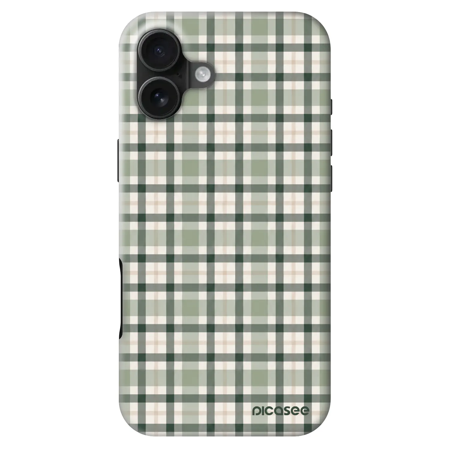 Picasee Fashion Case MagSafe pre Apple iPhone 16 Plus - Sage Tartan