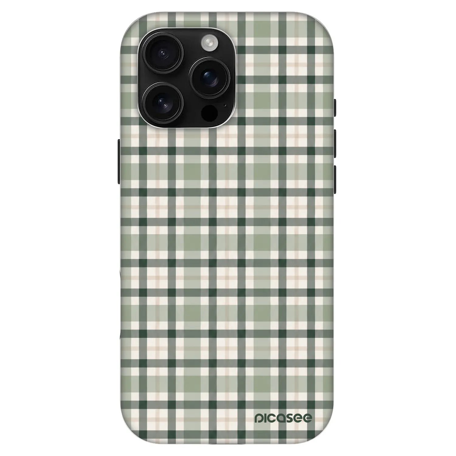 Picasee Fashion Case MagSafe pre Apple iPhone 16 Pro Max - Sage Tartan