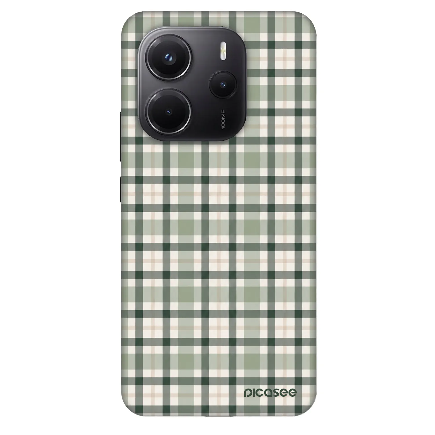 Picasee Fashion Case pre Xiaomi Redmi Note 14 4G - Sage Tartan
