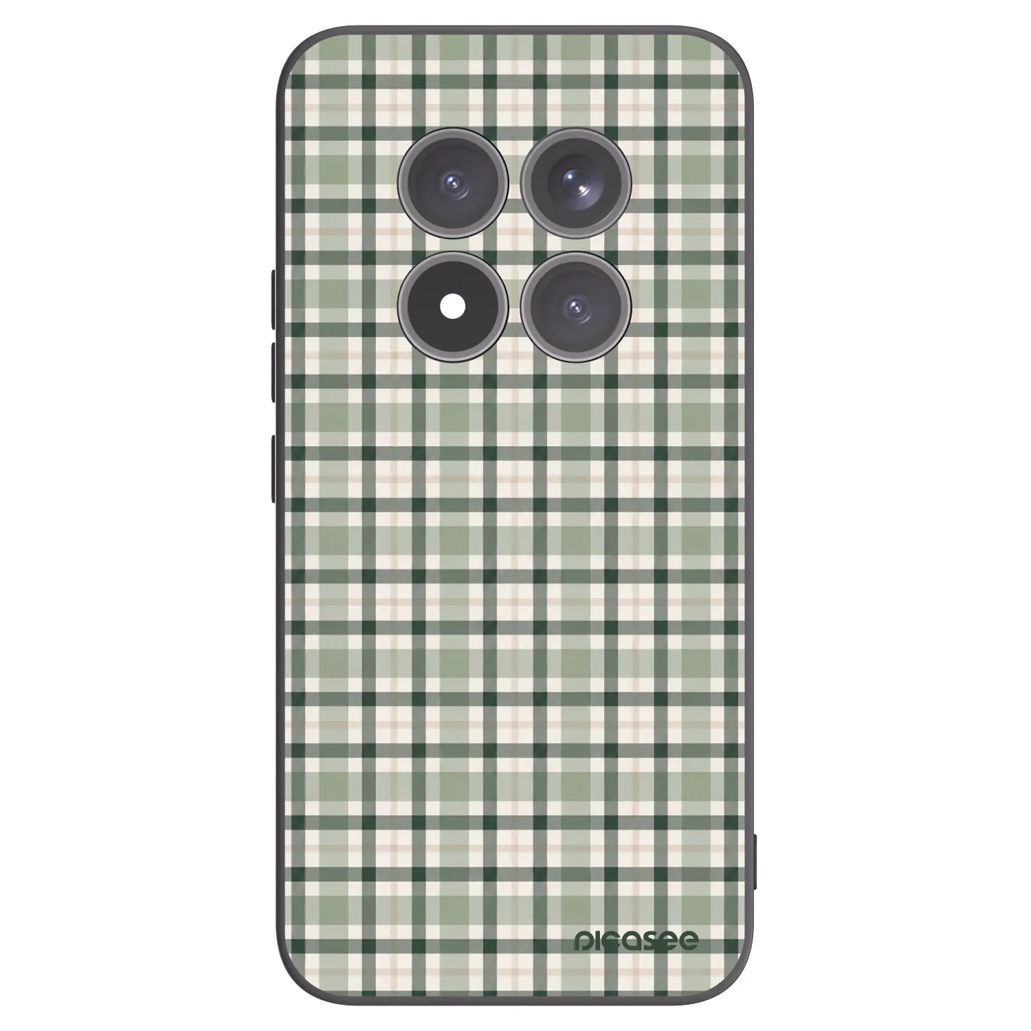 Picasee silikónový čierny obal pre Xiaomi Redmi Note 15 Pro+ - Sage Tartan