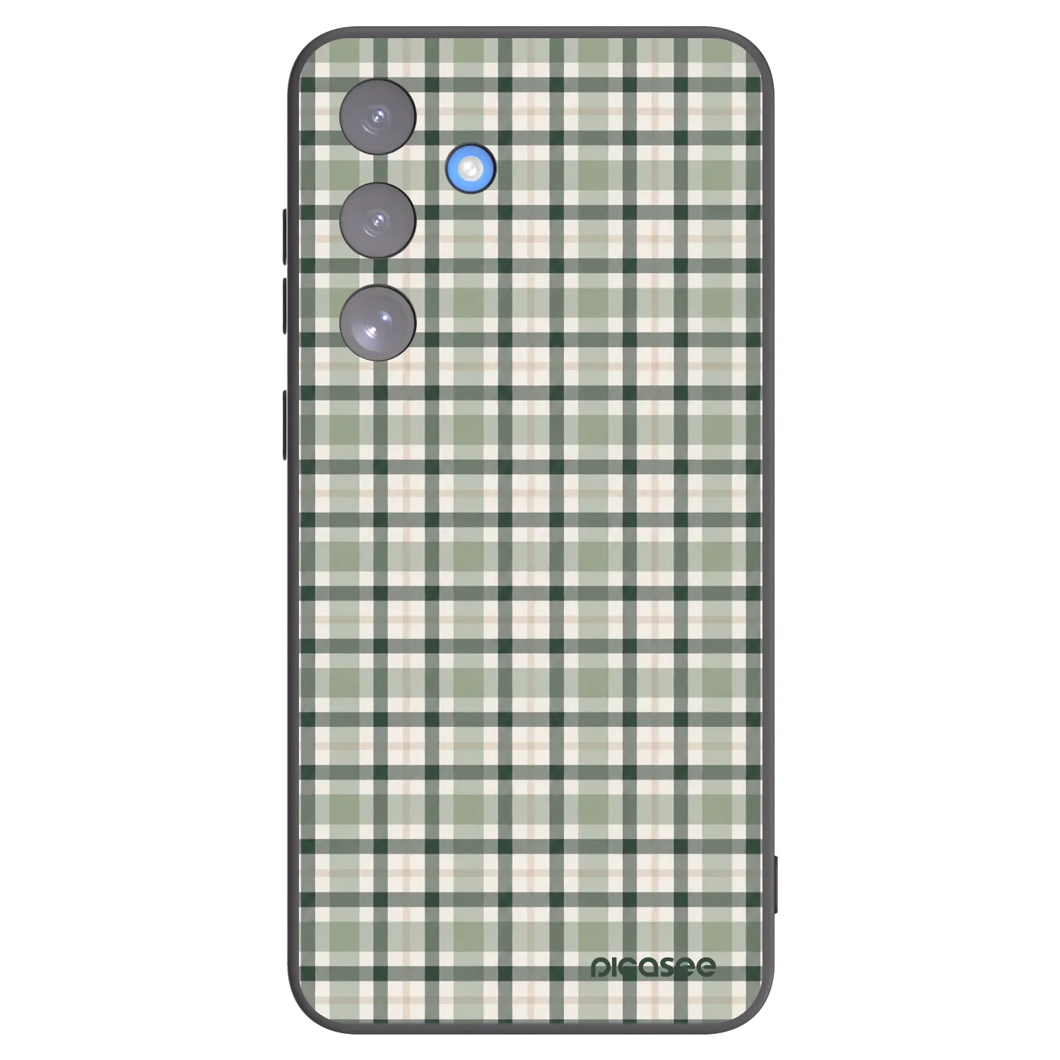 Picasee silikónový čierny obal pre Samsung Galaxy S25 FE 5G - Sage Tartan