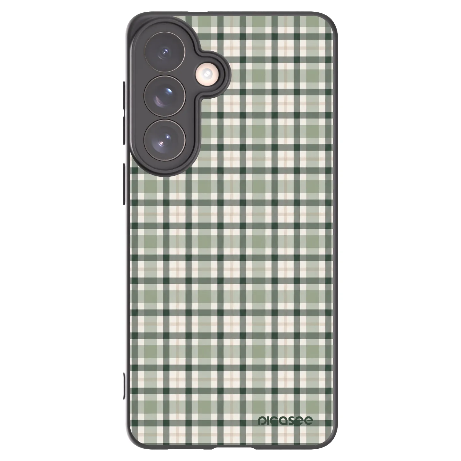 Picasee silikónový čierny obal pre Samsung Galaxy S26+ - Sage Tartan