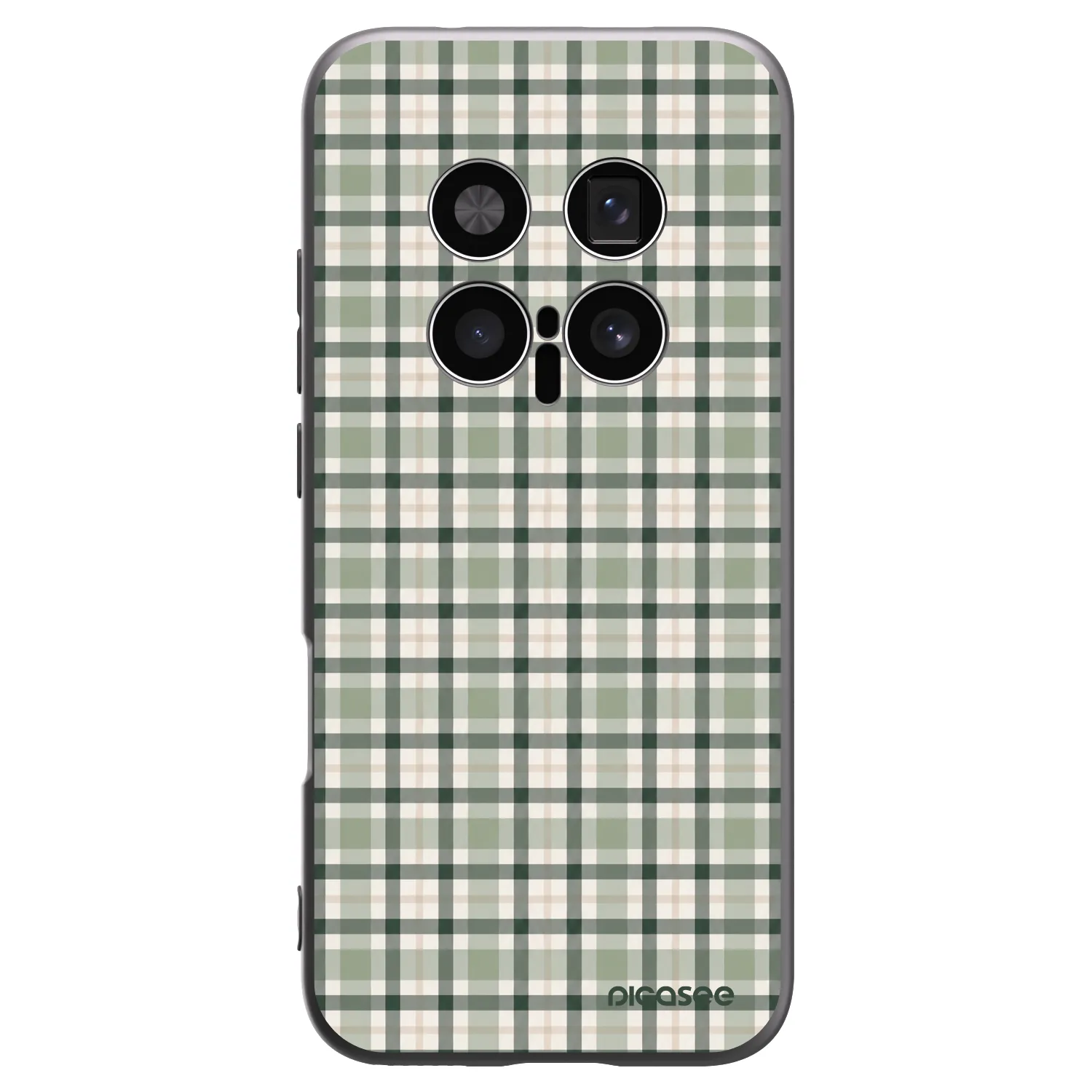Picasee silikónový čierny obal pre Honor Magic8 Pro 5G - Sage Tartan
