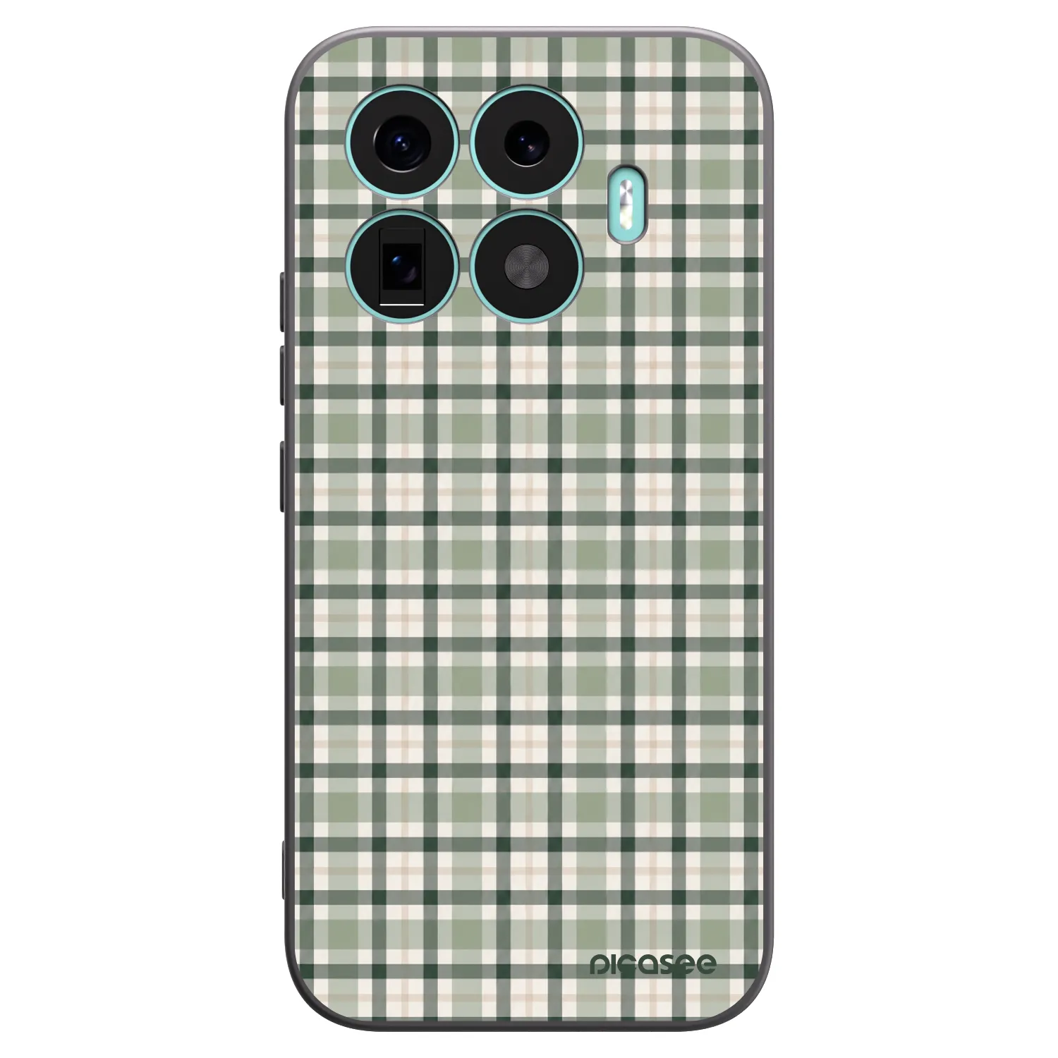 Picasee silikónový čierny obal pre Xiaomi 17T - Sage Tartan