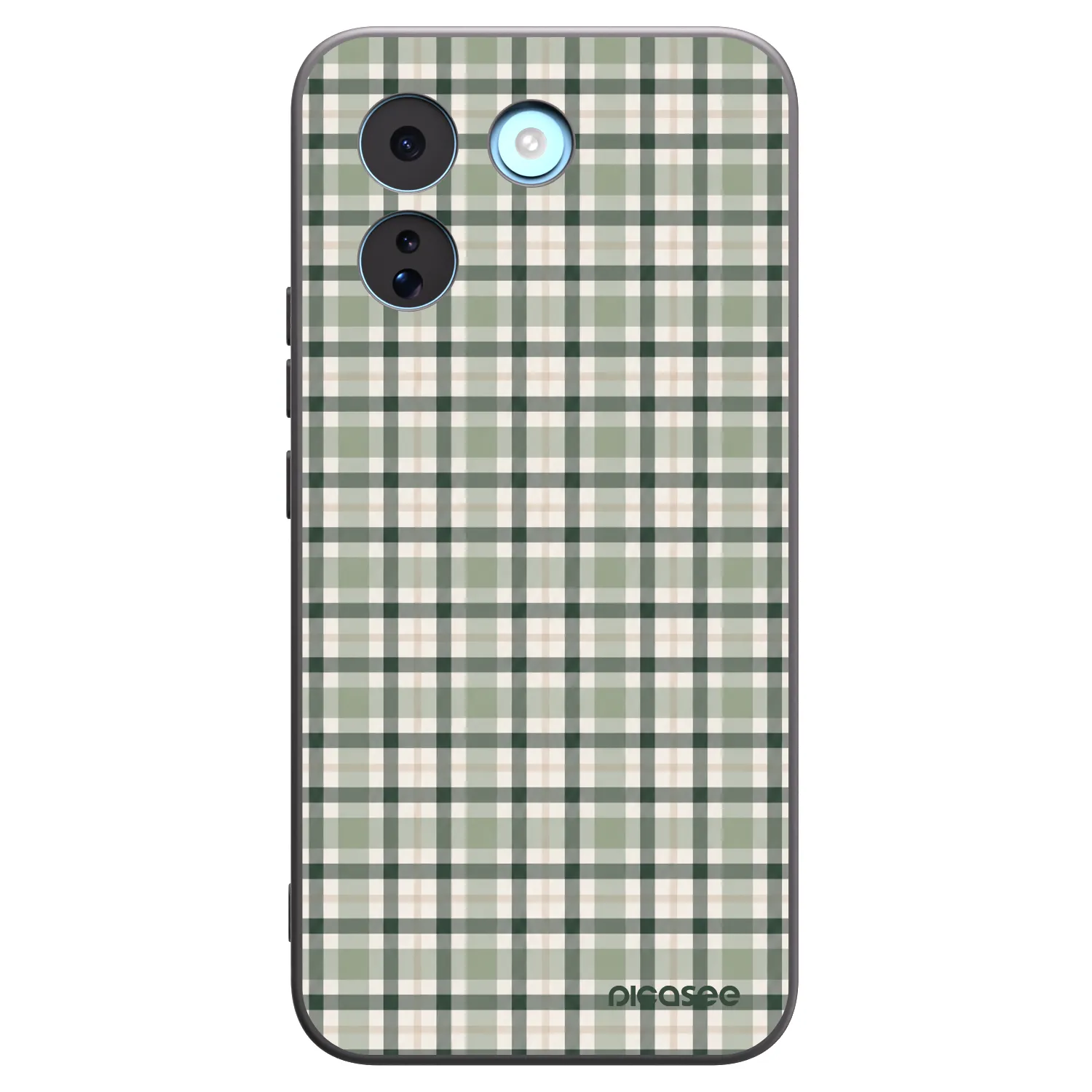 Picasee silikónový čierny obal pre Xiaomi Redmi Note 17 Pro MAX 5G - Sage Tartan
