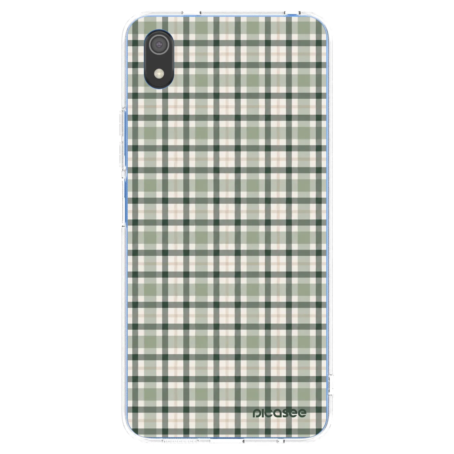 Picasee silikónový prehľadný obal pre Xiaomi Redmi 7A - Sage Tartan