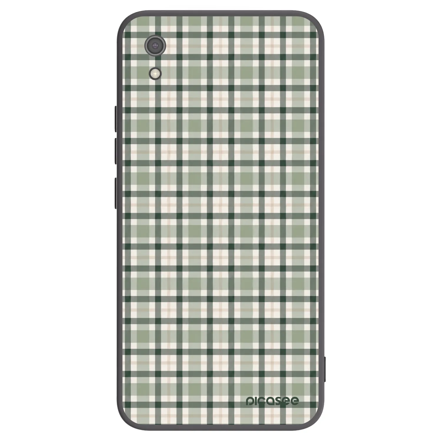 Picasee silikónový čierny obal pre Xiaomi Redmi 7A - Sage Tartan