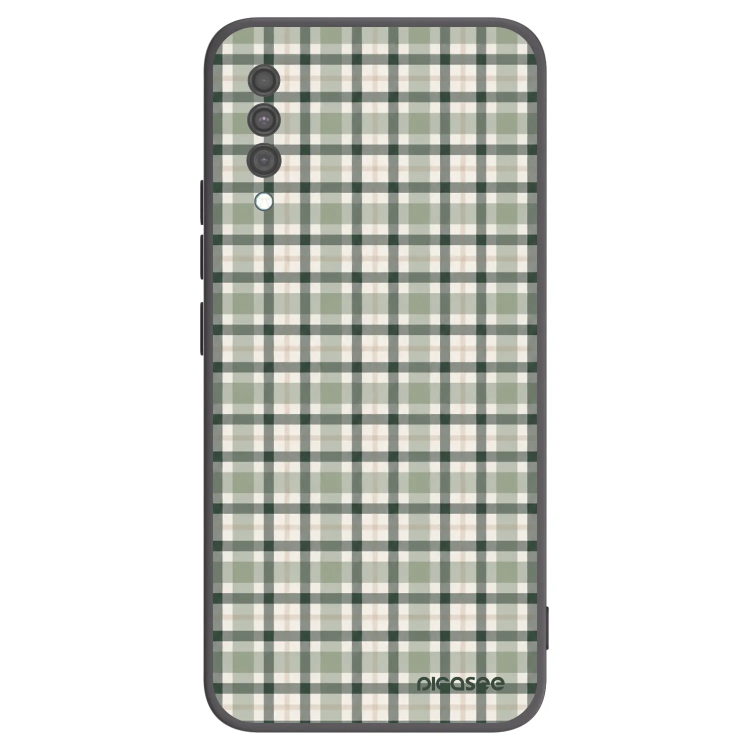 Picasee silikónový čierny obal pre Samsung Galaxy A30s A307F - Sage Tartan