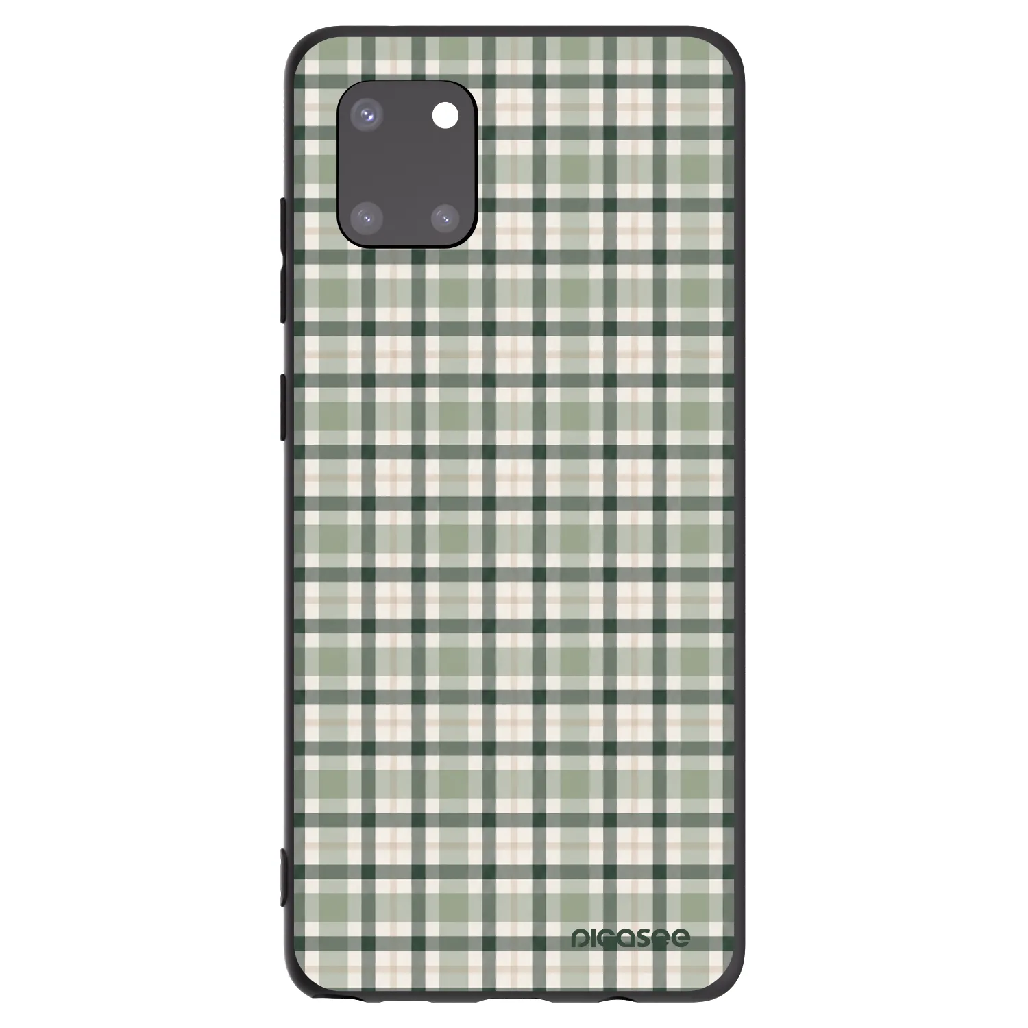 Picasee silikónový čierny obal pre Samsung Galaxy Note 10 Lite N770F - Sage Tartan