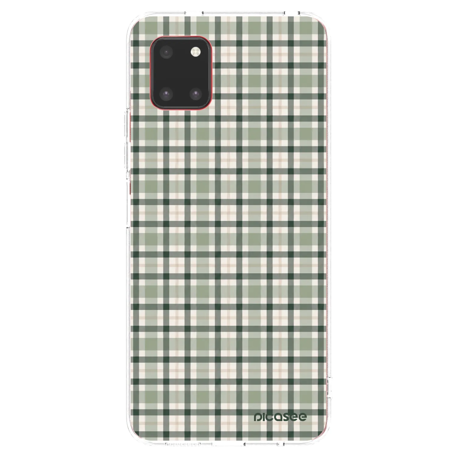 Picasee silikónový prehľadný obal pre Samsung Galaxy Note 10 Lite N770F - Sage Tartan