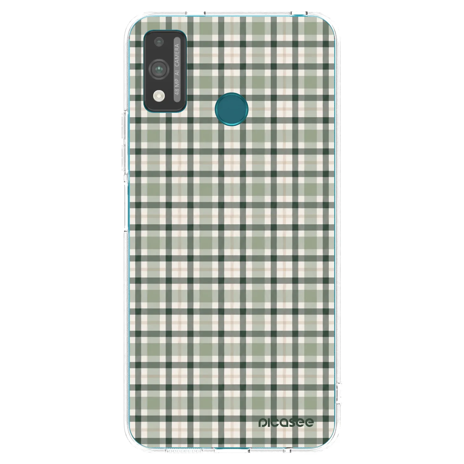 Picasee silikónový prehľadný obal pre Honor 9X Lite - Sage Tartan