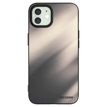 Picasee silikónový čierny obal pre Apple iPhone 12 - Smoky Beige