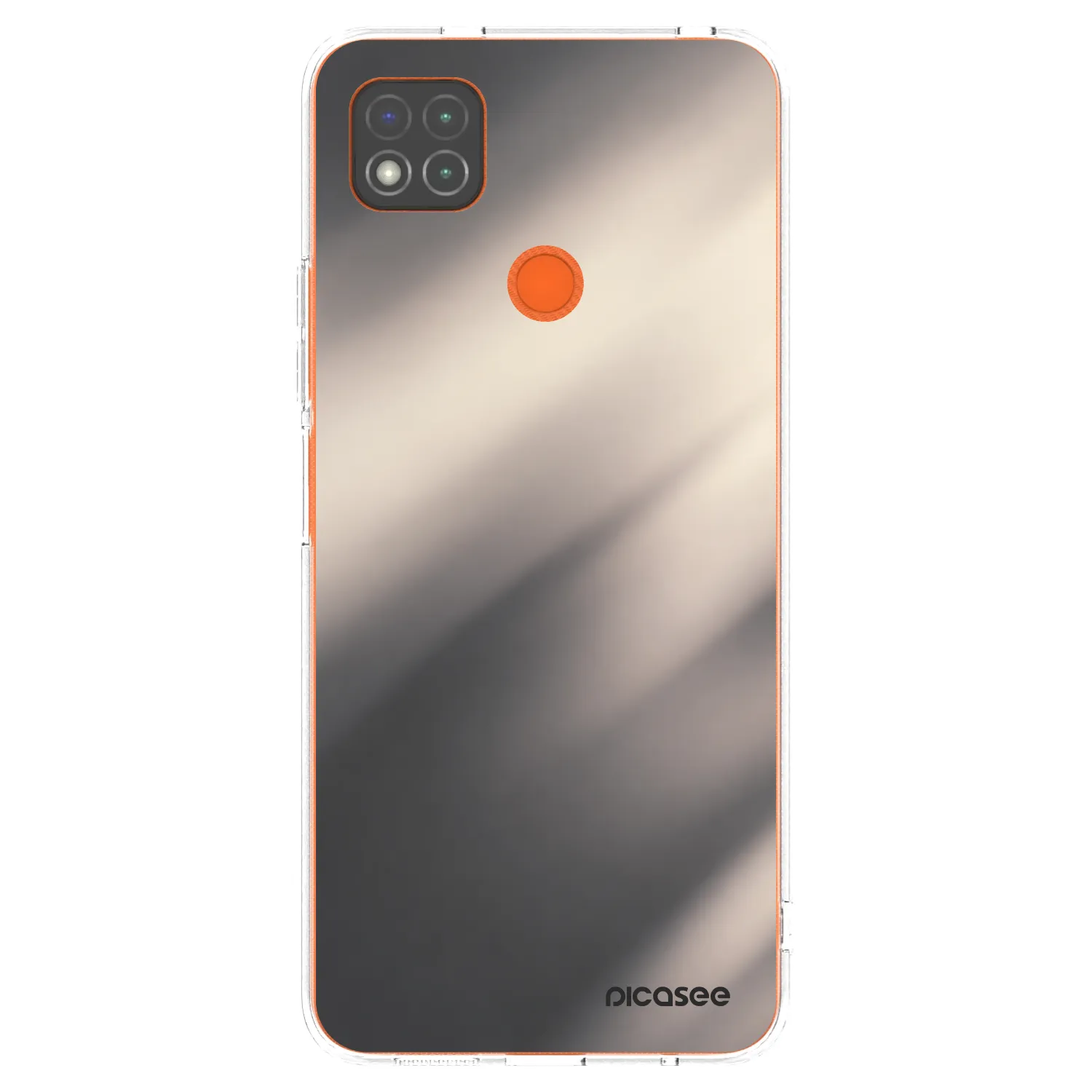 Picasee silikónový prehľadný obal pre Xiaomi Redmi 9C - Smoky Beige