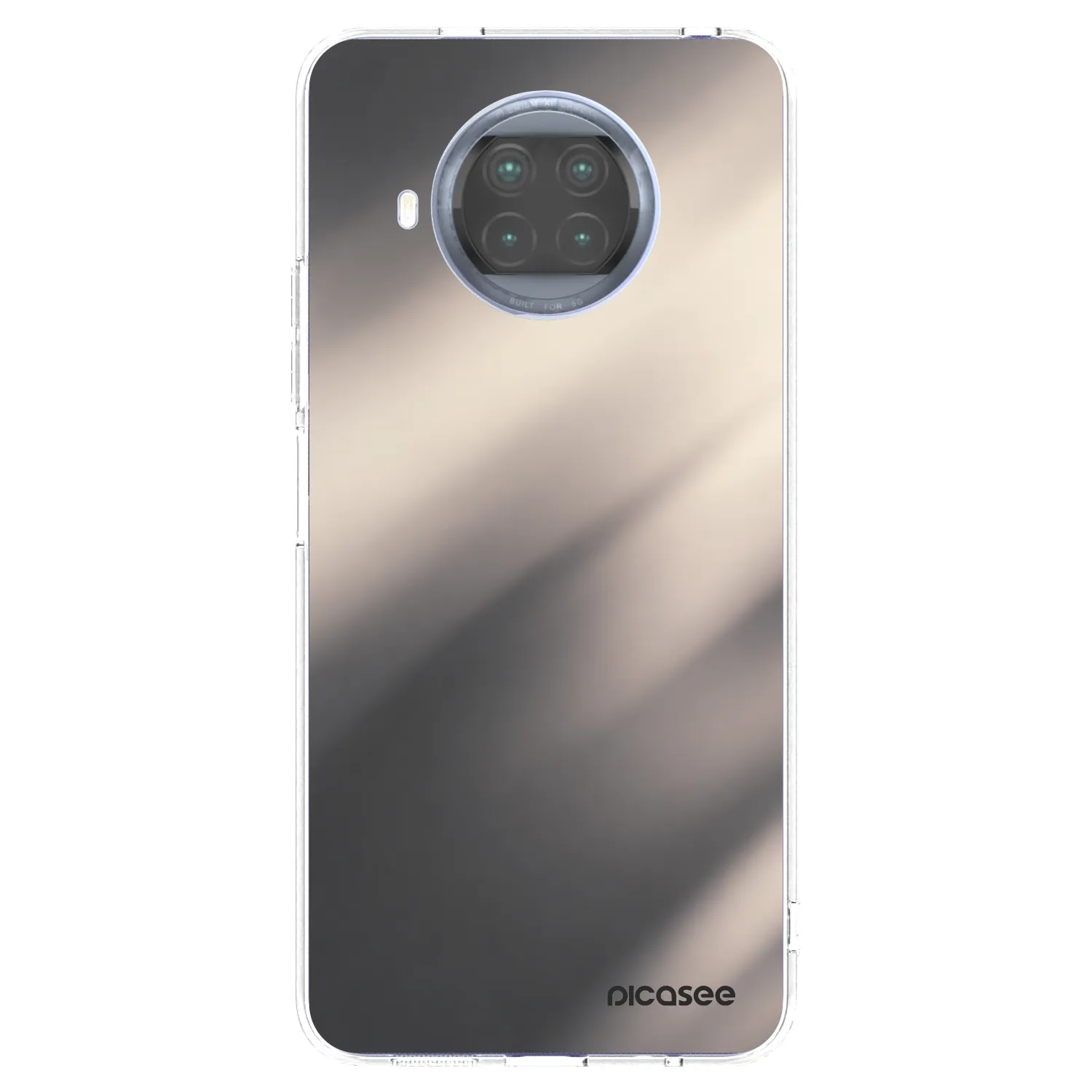 Picasee silikónový prehľadný obal pre Xiaomi Mi 10T Lite - Smoky Beige