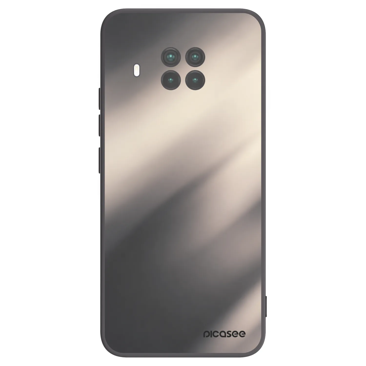 Picasee silikónový čierny obal pre Xiaomi Mi 10T Lite - Smoky Beige