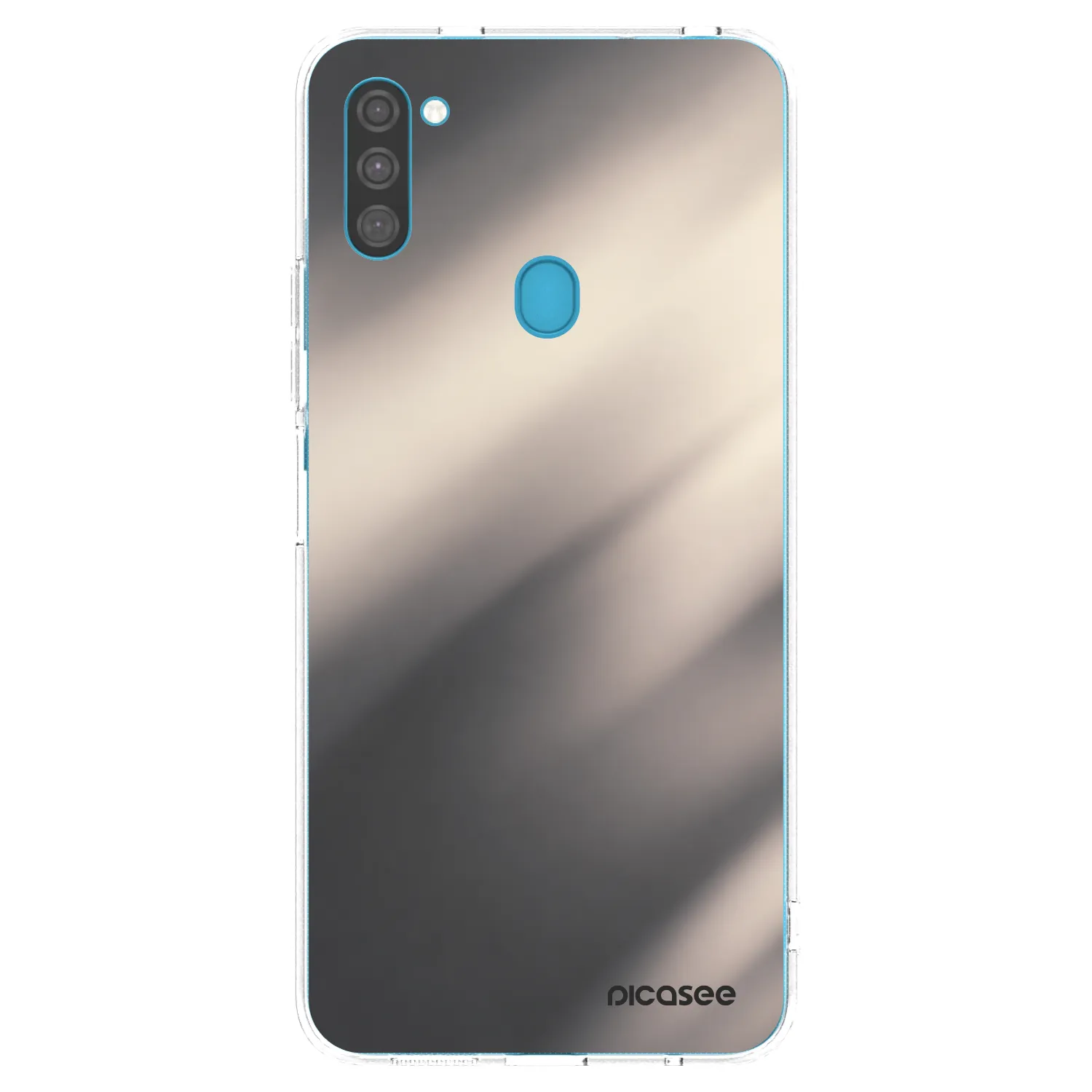Picasee silikónový prehľadný obal pre Samsung Galaxy M11 - Smoky Beige