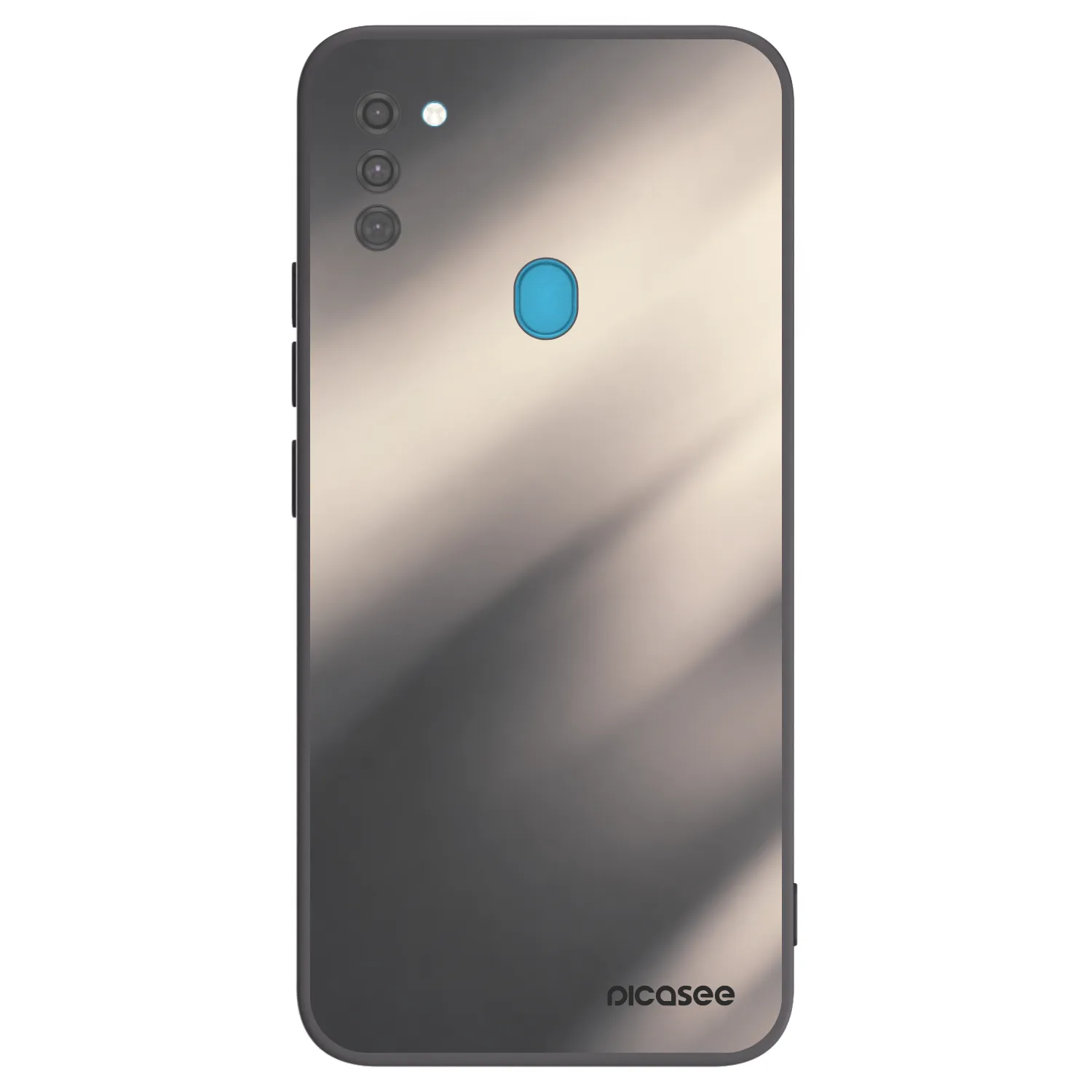 Picasee silikónový čierny obal pre Samsung Galaxy M11 - Smoky Beige