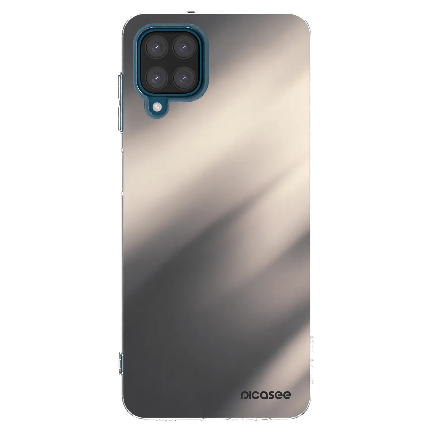 Picasee silikónový prehľadný obal pre Samsung Galaxy A12 A125F - Smoky Beige